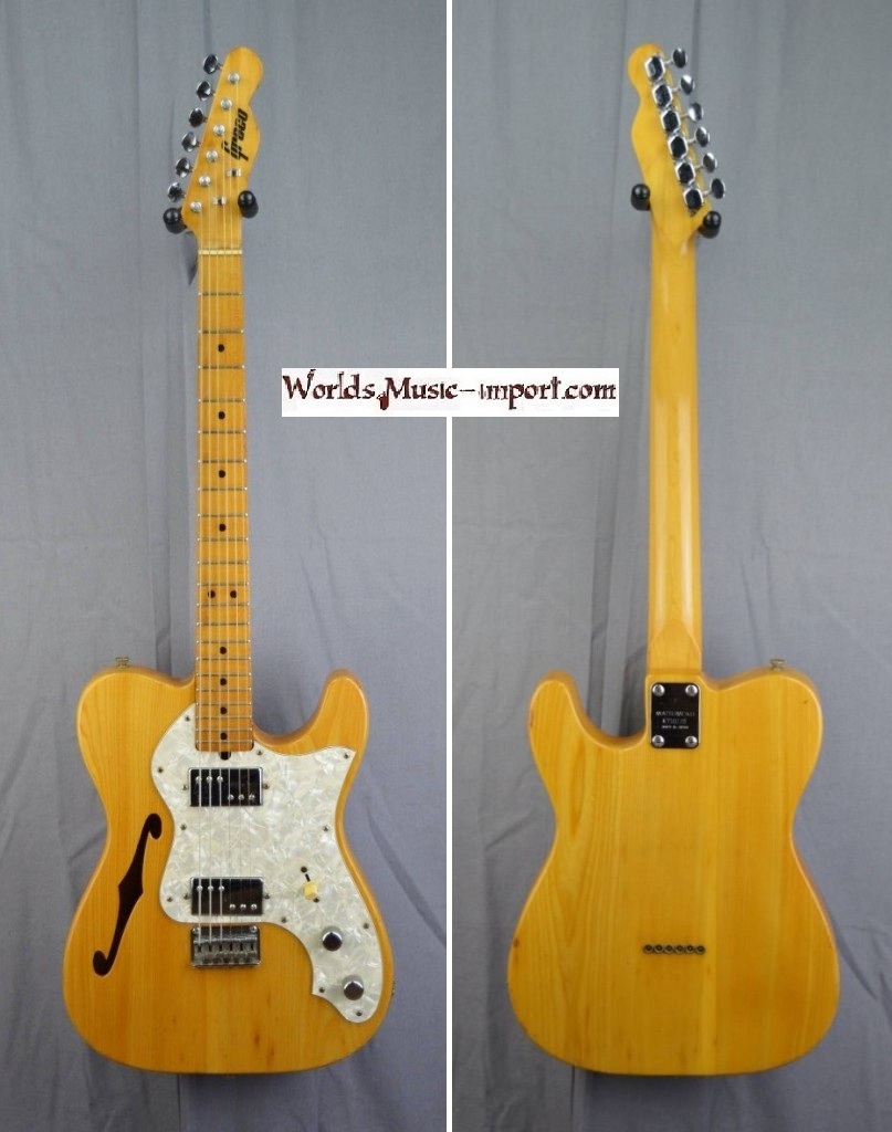GRECO Telecaster Thinline TE-500 Ash Nat 1975 japon