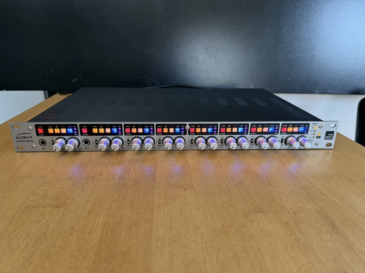 Vends Octuple Preampli Audient ASP880