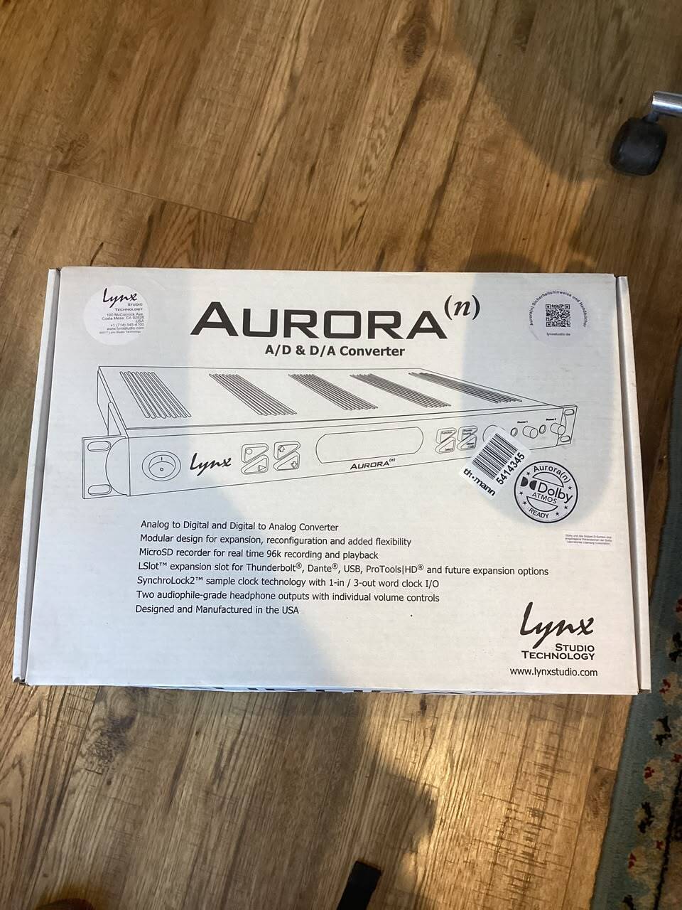 À vendre : Lynx Aurora(n) 8 USB – Interface audio professionnelle haut de gamme