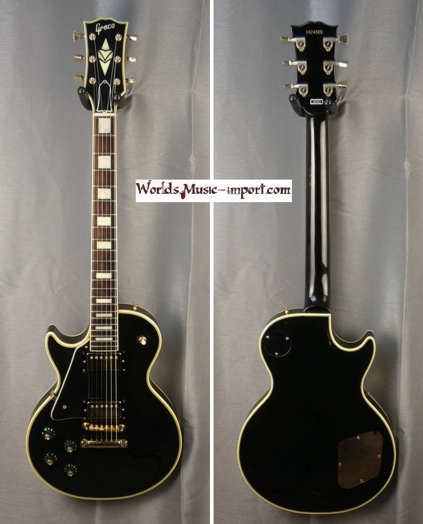 Greco Les Paul Custom EGC-500 LH 1982 Gaucher BK japon