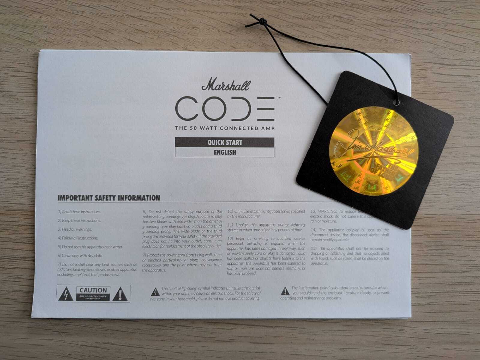 Marshall Code 50 (40927)
