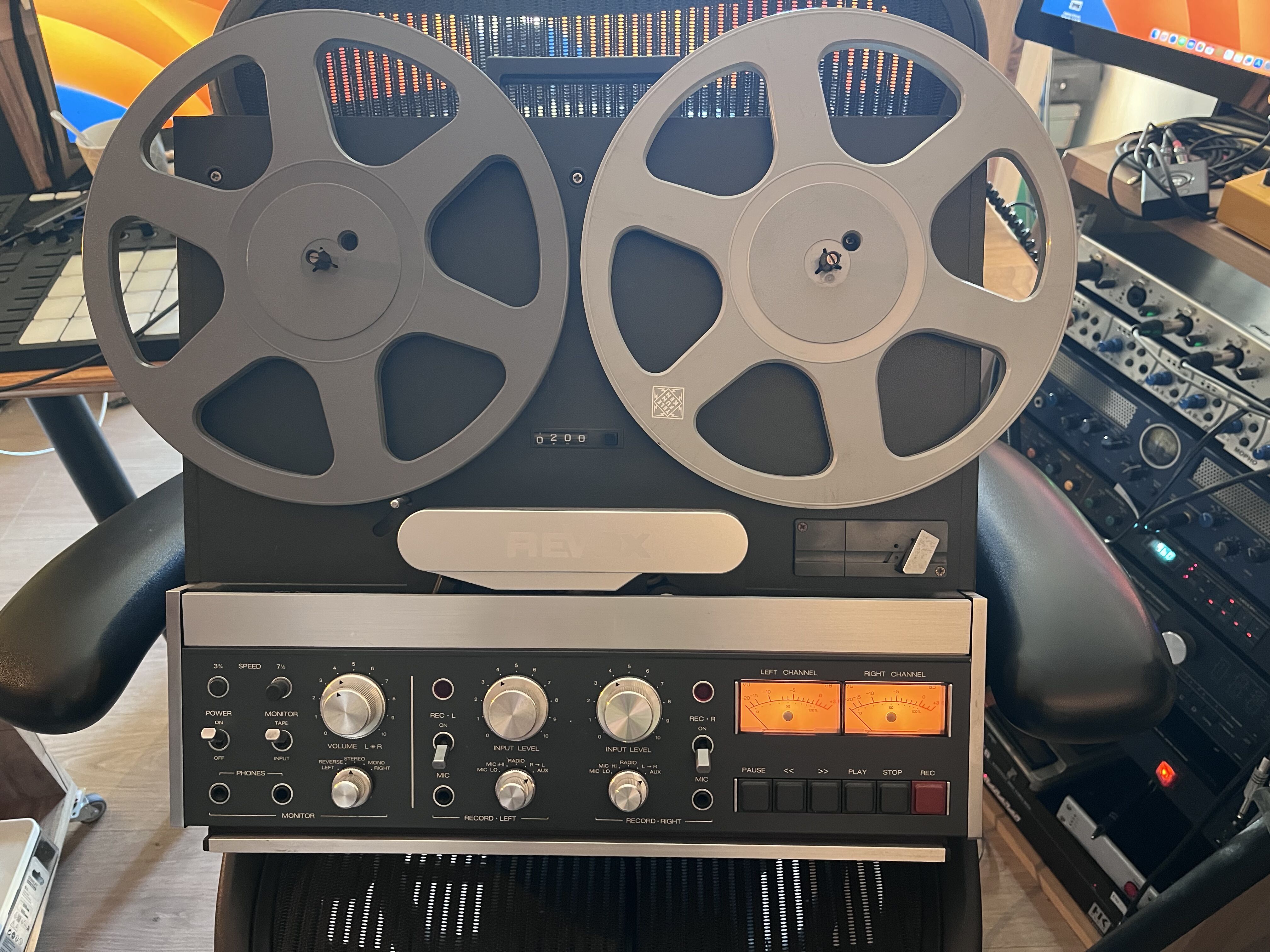 Revox B77 MKI 2 pistes stéréo – Révisé et calibré