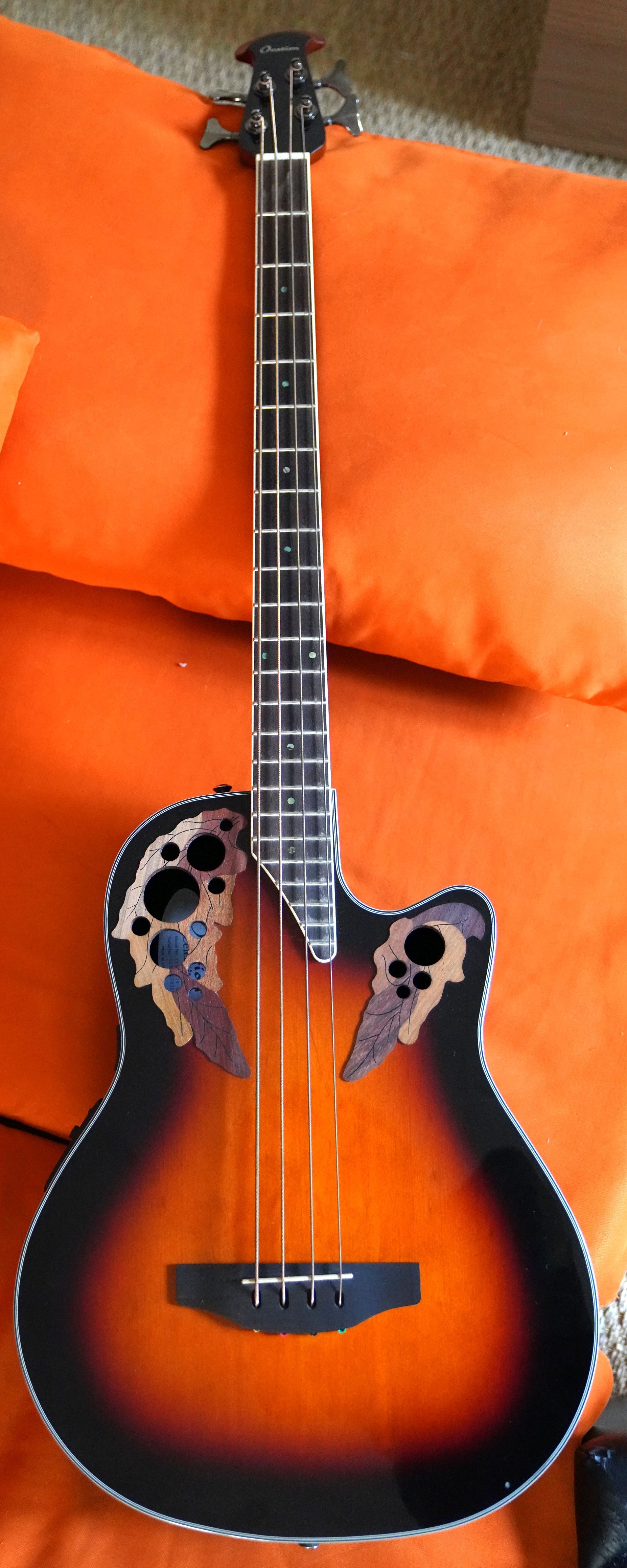 Basse électro acoustique Ovation celebrity sunburst + housse