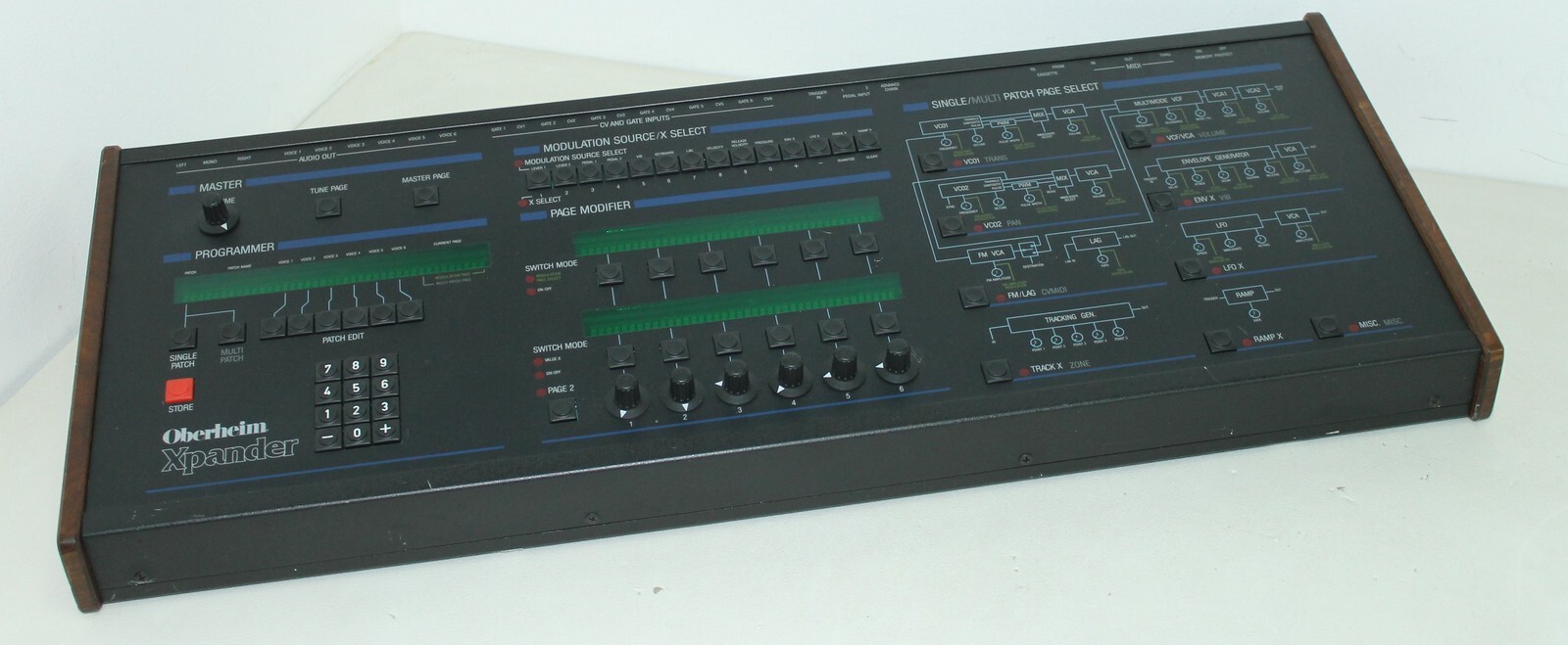 Oberheim Xpander - face