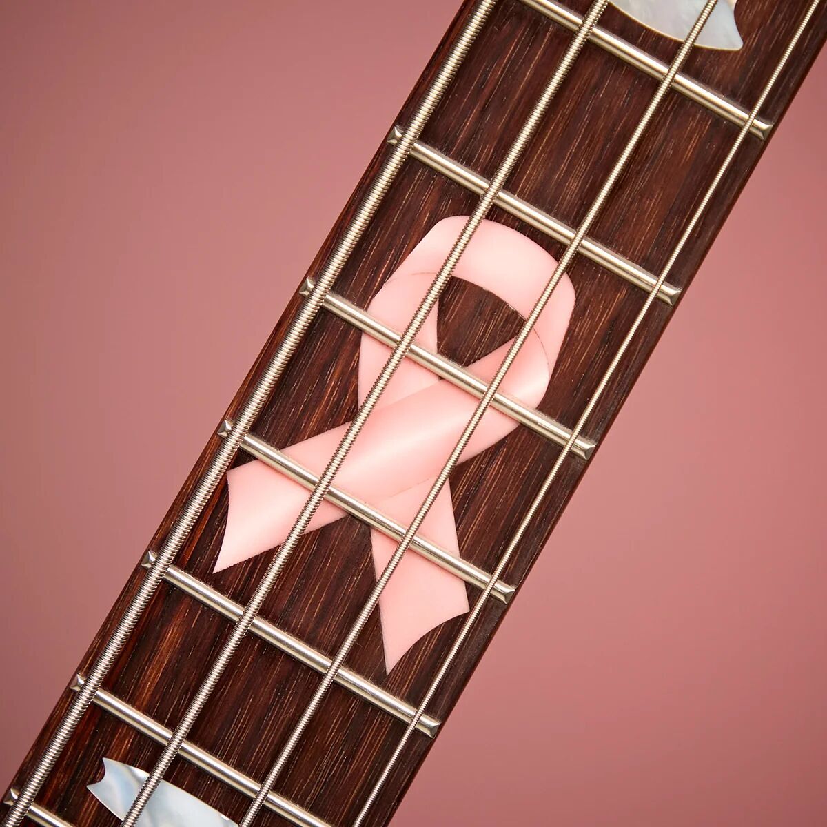 Breast Cancer Awareness Month BassInlay