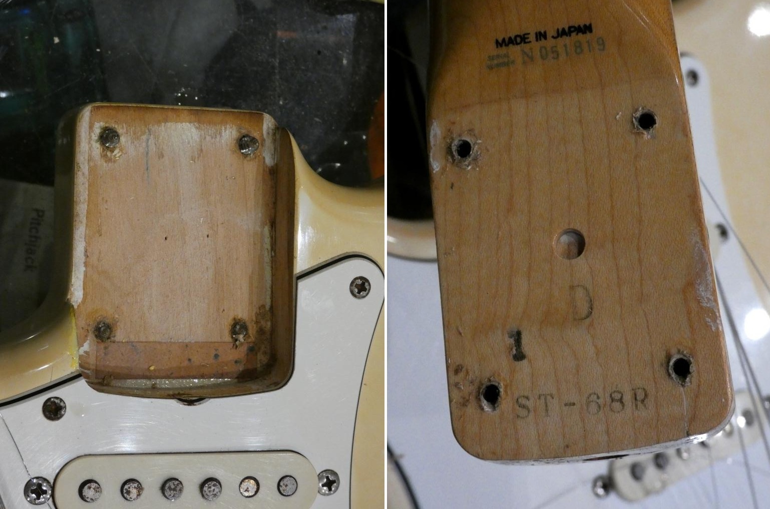 fender stratocaster ST'68-TX LH gaucher left hand  (1)