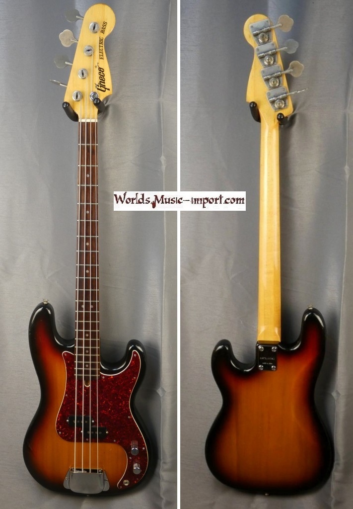 GRECO Precision Bass PB-420S sunburst 1974 japon import