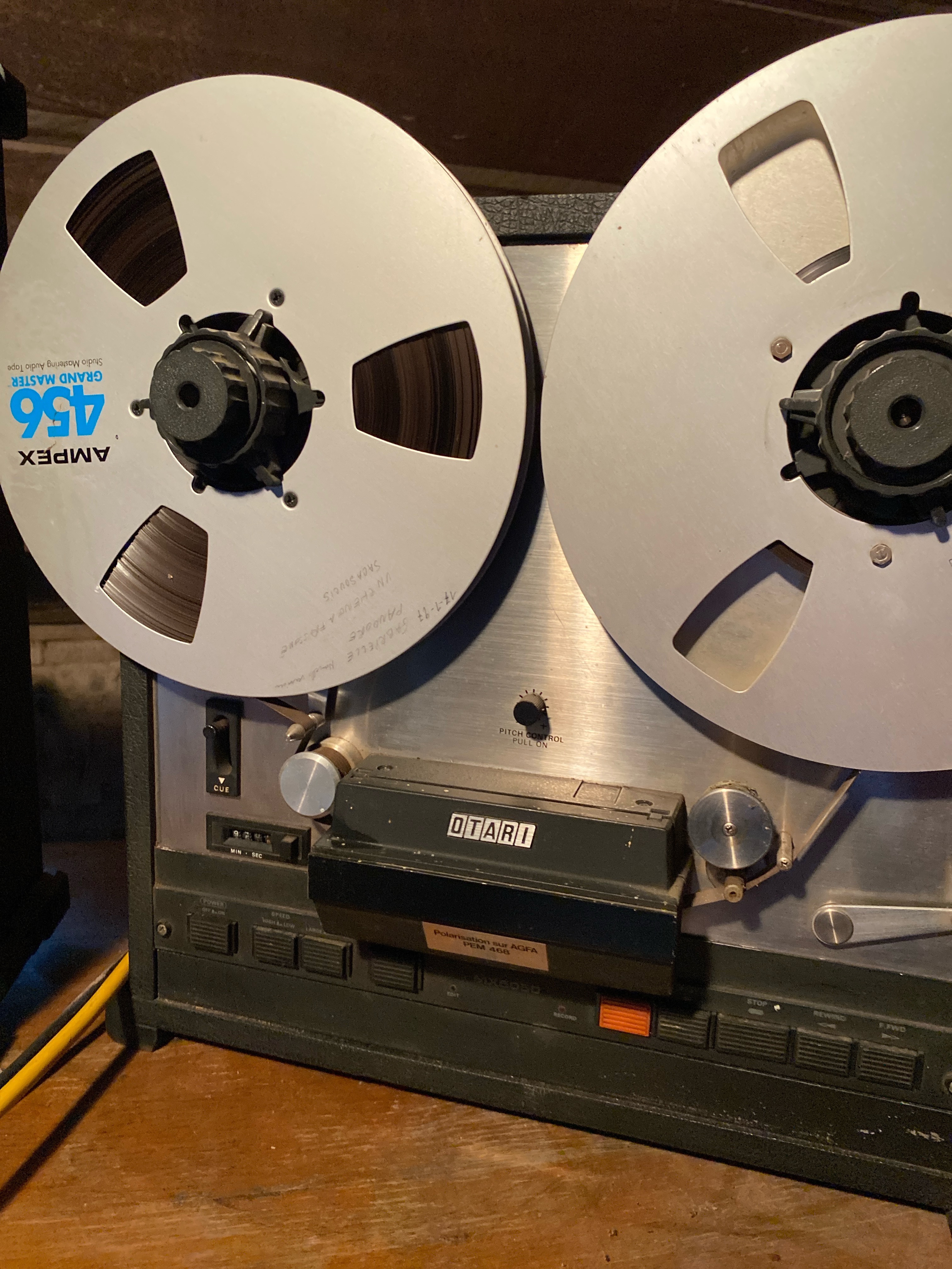 otari MX 5050 +TELEMCOMMANDE CR 705 +cablage complet + preamplificateur 