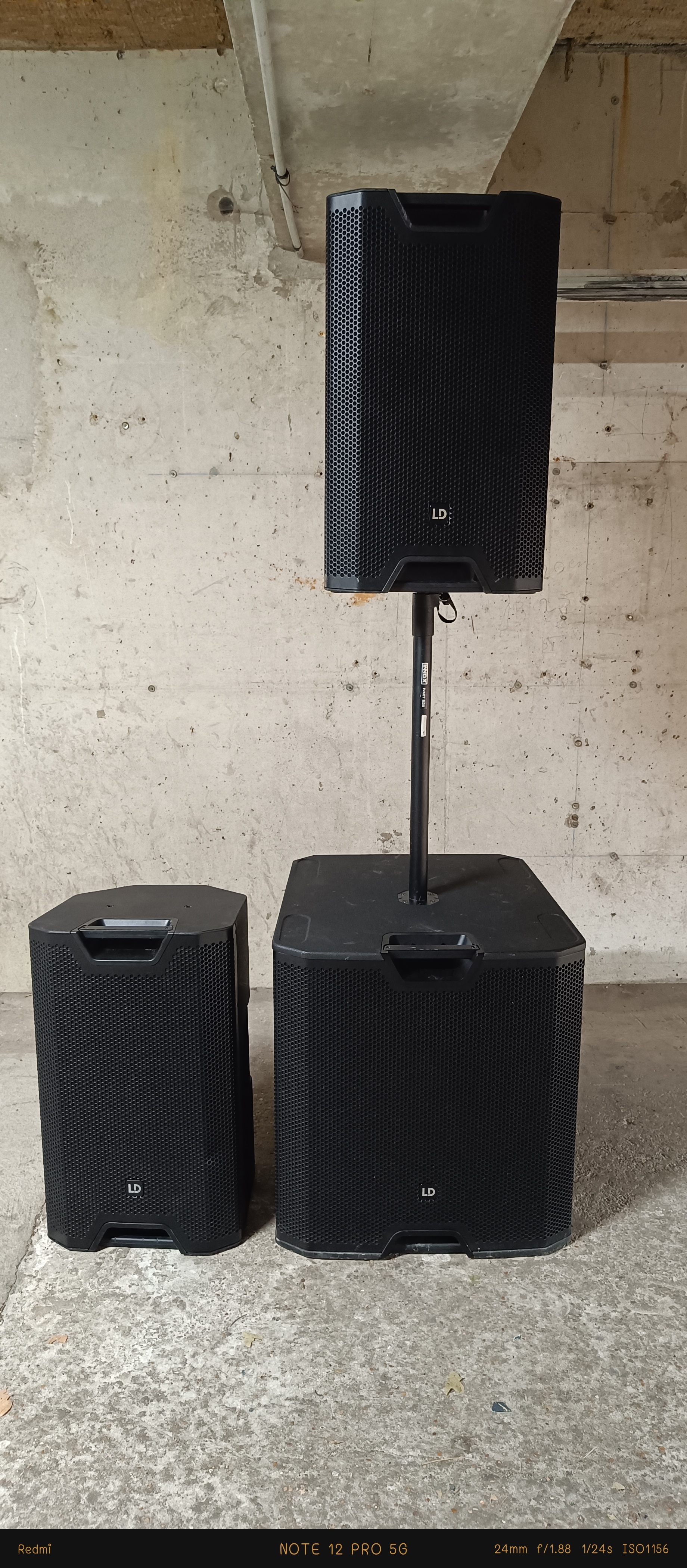 Pack Sono LD Systems - 2x ICOA 15 + 1x ICOA SUB 18 A