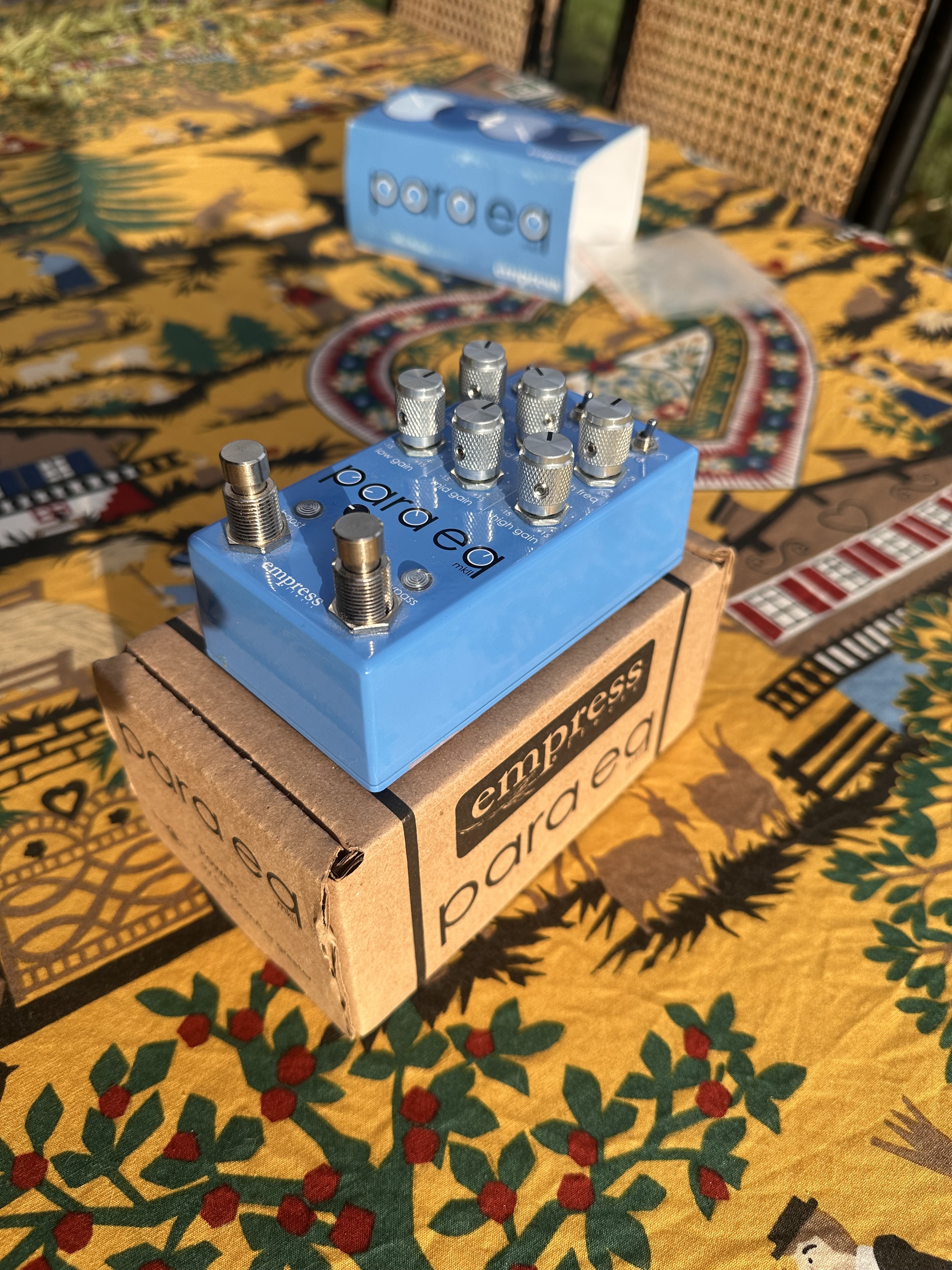 Pedale d'effet egaliseur parametrique Empress Para eq mkII