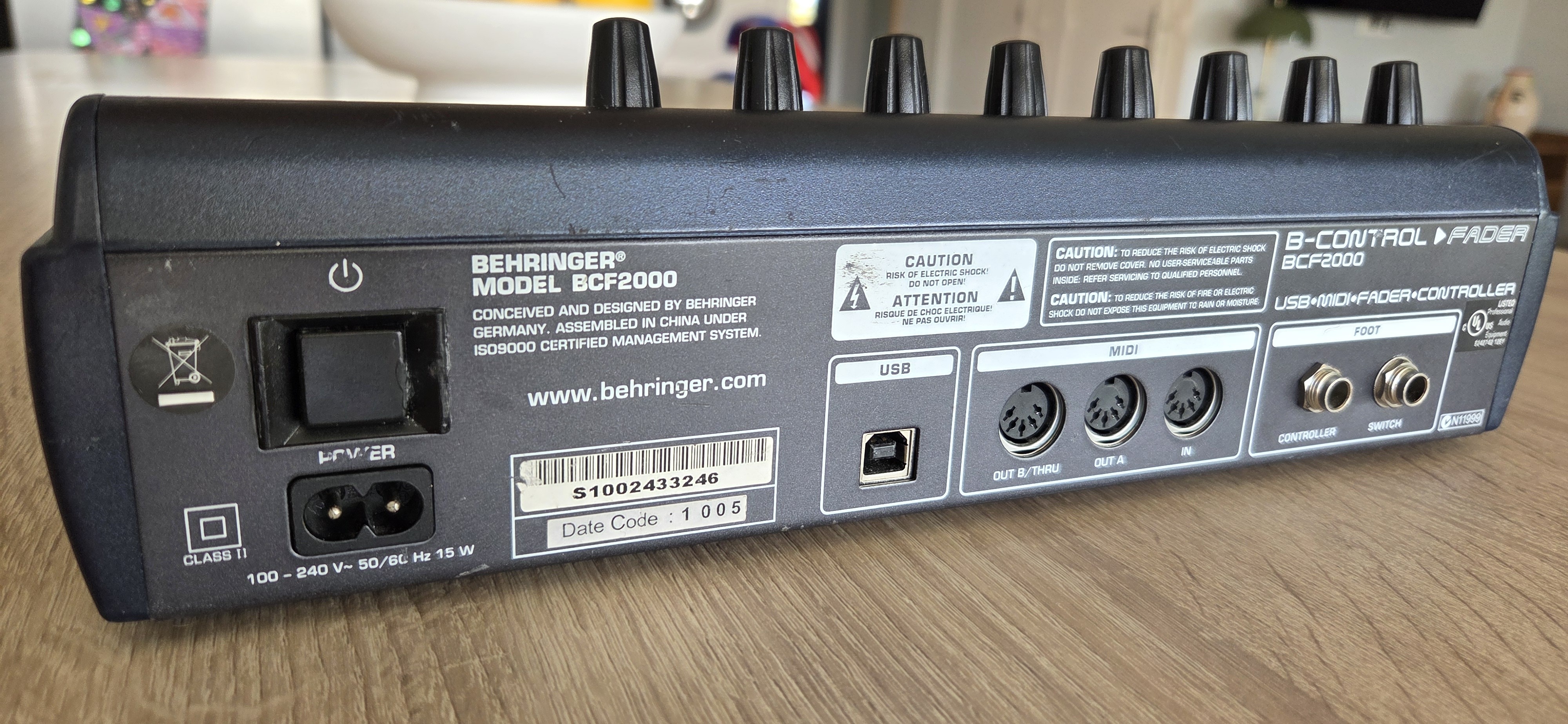 Behringer B-Control Fader BCF2000 (49511)