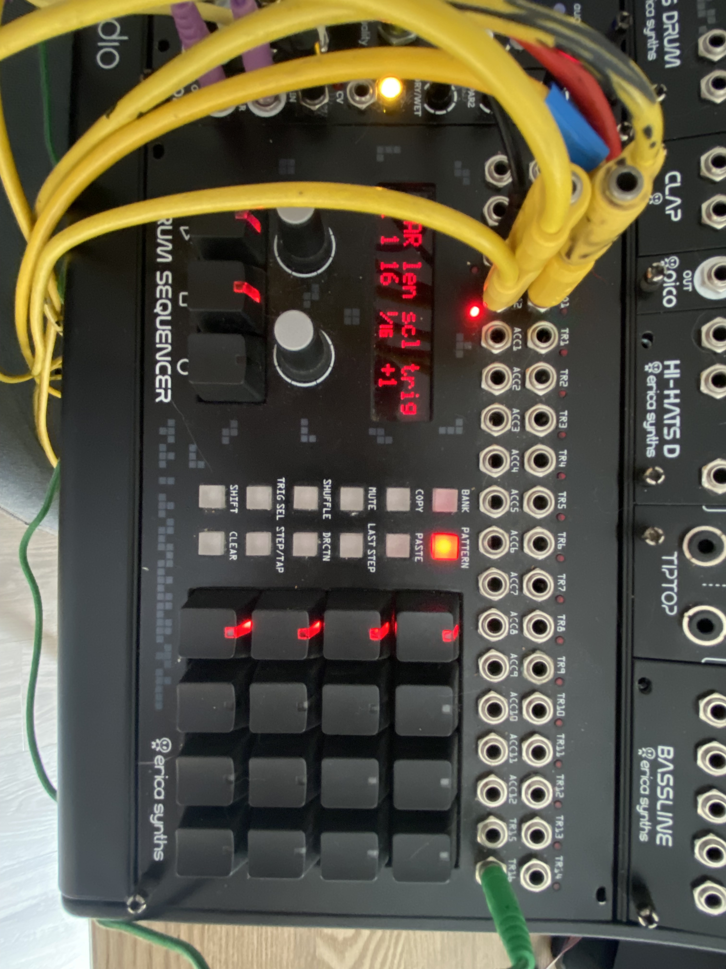 Erica synths drum sequencer