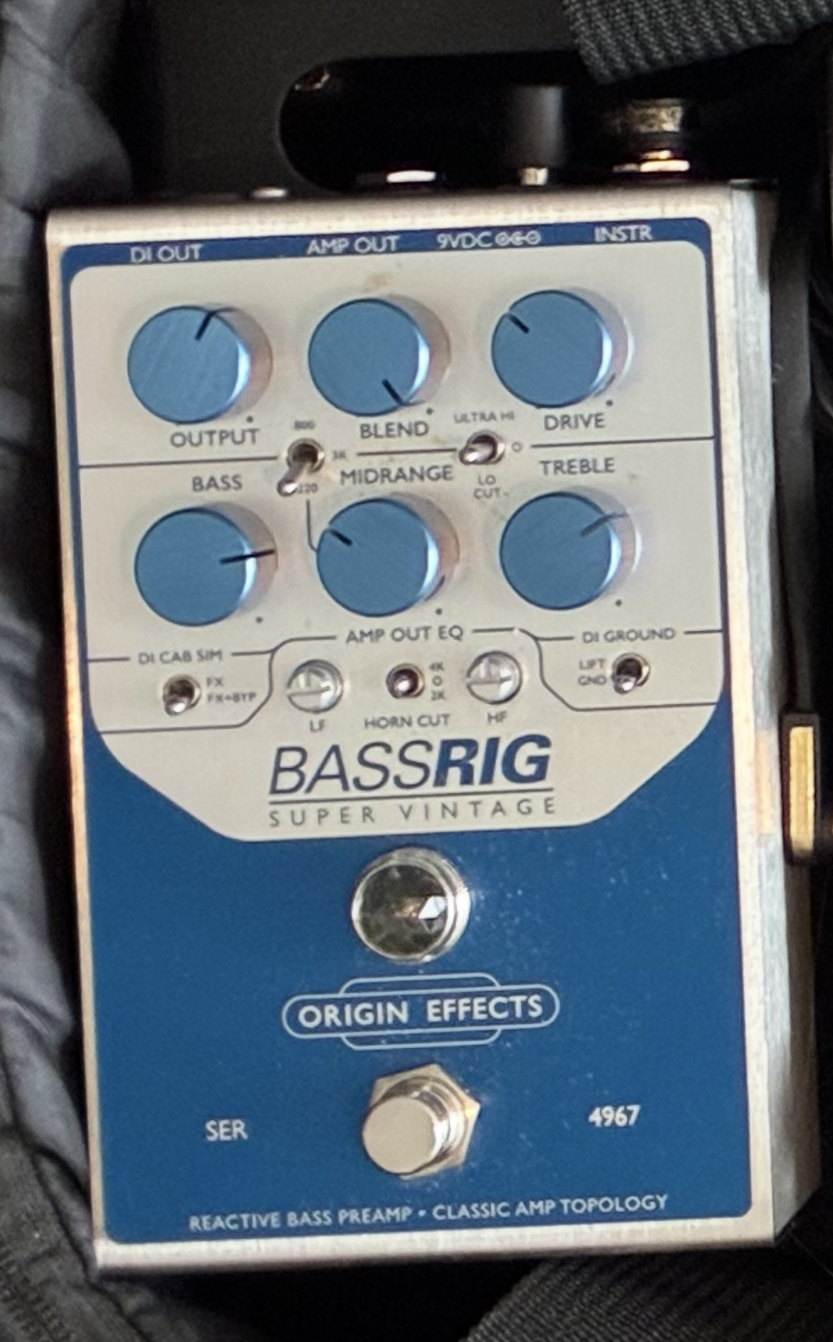 Vends état neuf SVT Origin effects 
