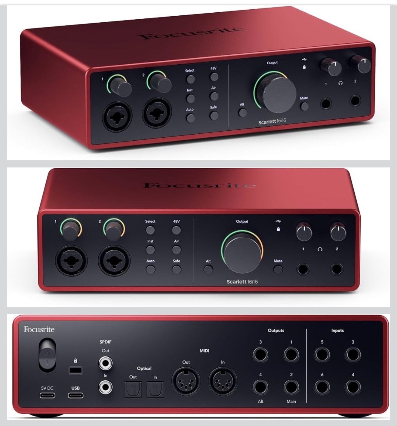 Je vends ma carte son Focusrite Scarlett 16i16 de 4ème génération, NEUVE idéale pour un home studio professionnel