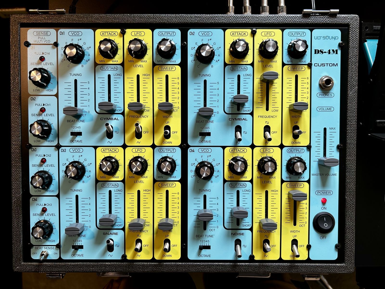 ULT-SOUND DS-4M Custom en ÉTAT NEUF (Frais de port inclus!)