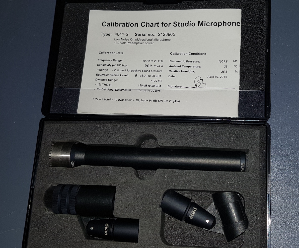 DPA 4041-S – Microphone haut de gamme 130 V – Câble inclus