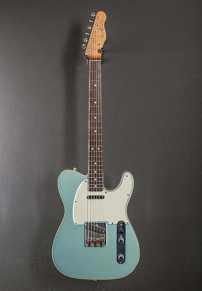 Danocaster Single Cut Ice Blue Metallic