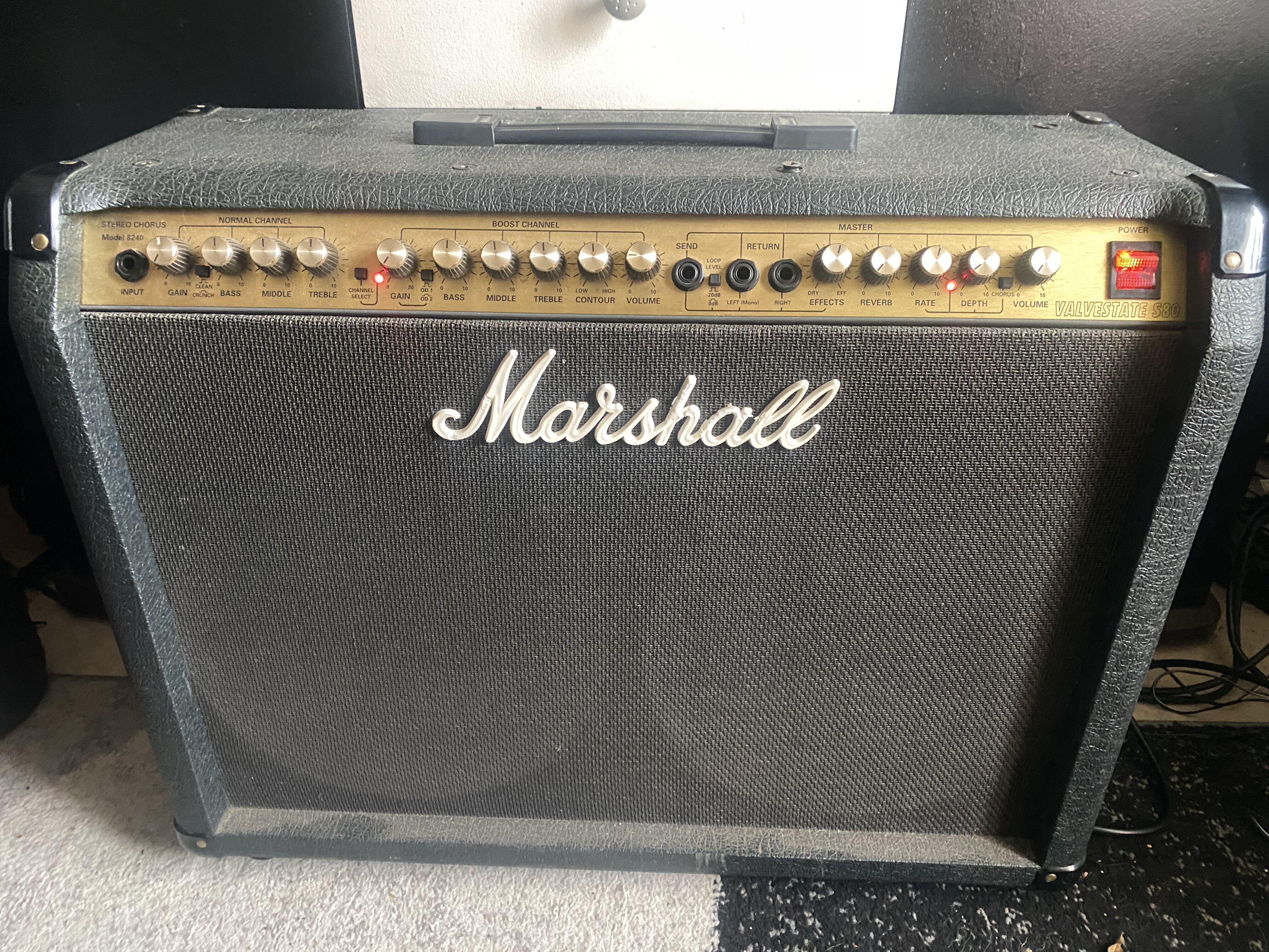 Ampli Marshall Valvestate 8240 chorus S80