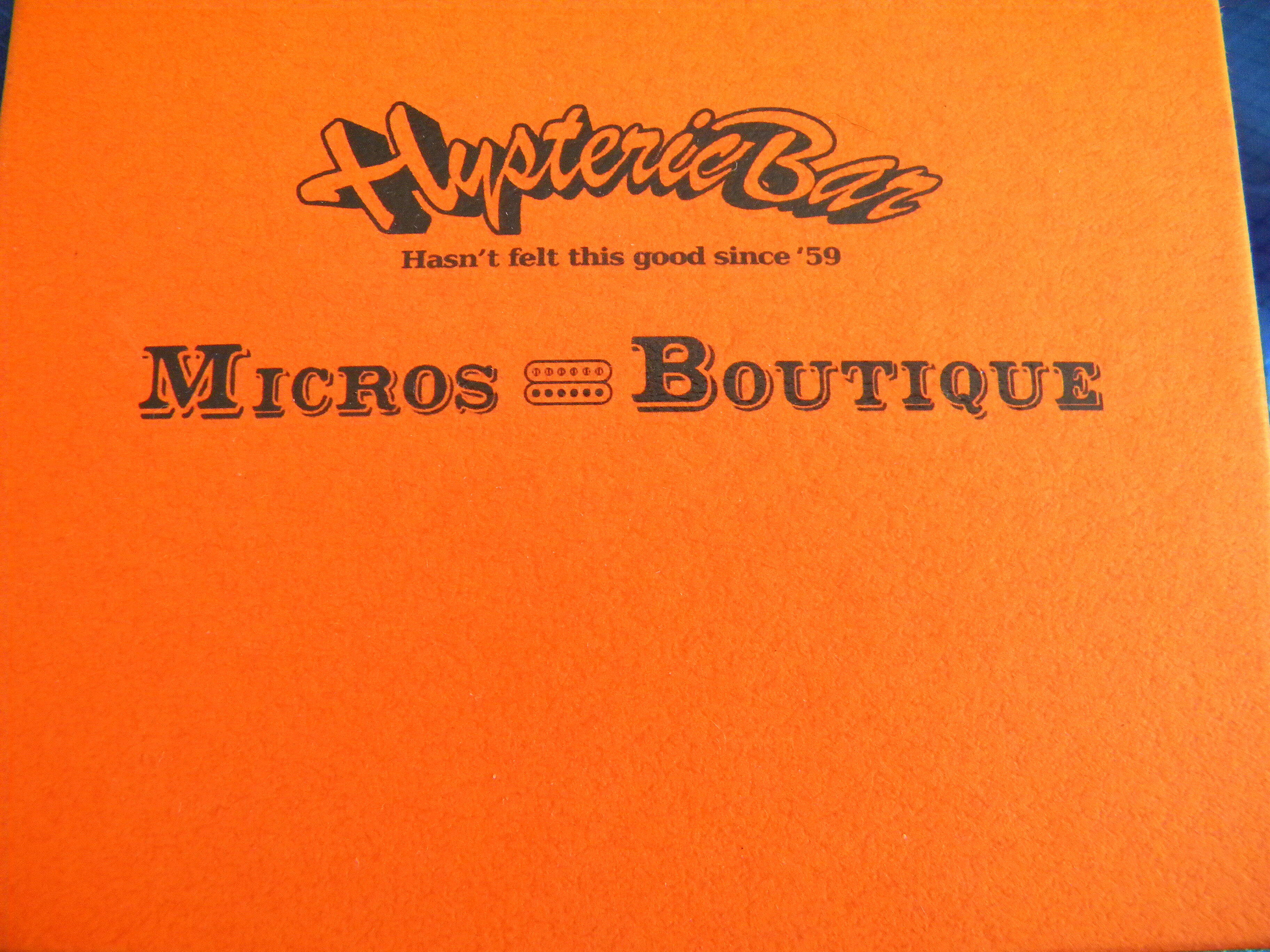 vends micros hysteric bar paf 59  