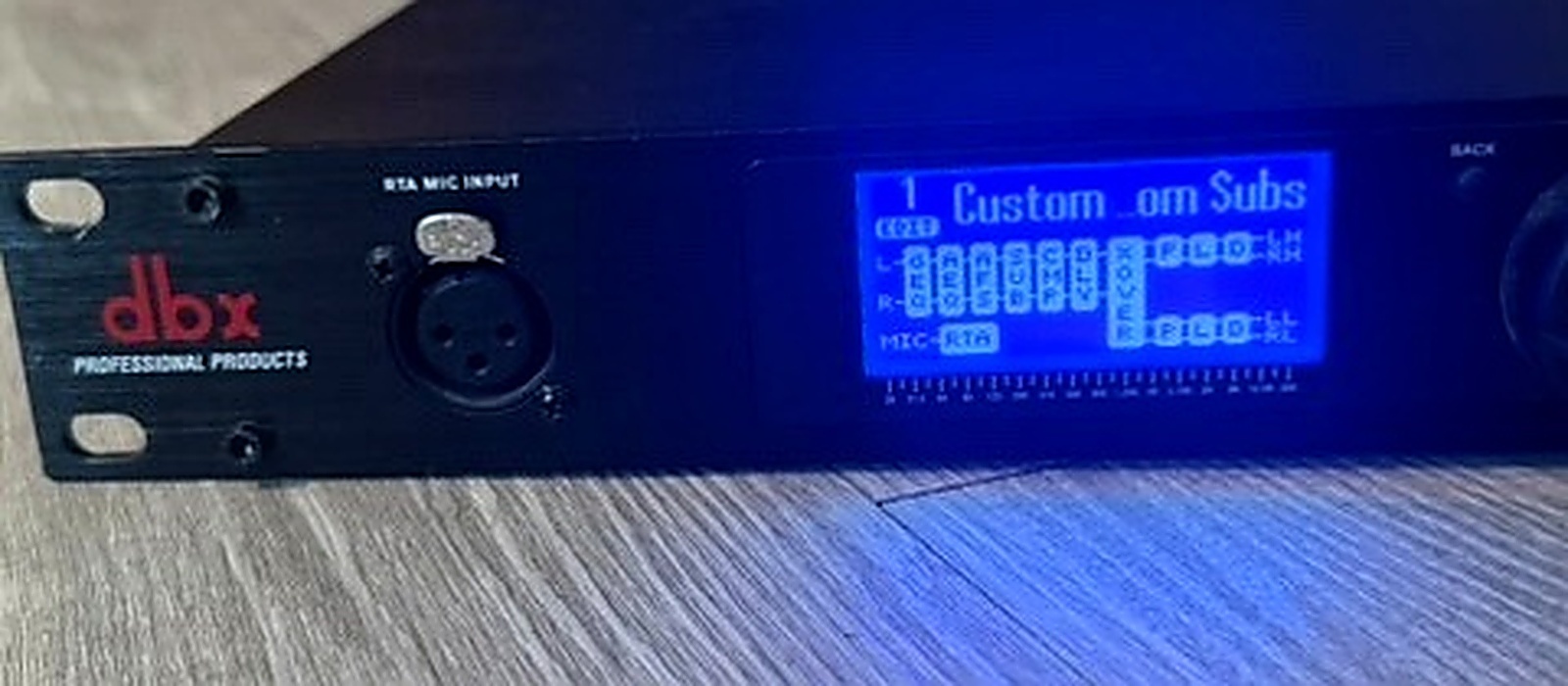 02 dbx driverack pa2 ecran lcd