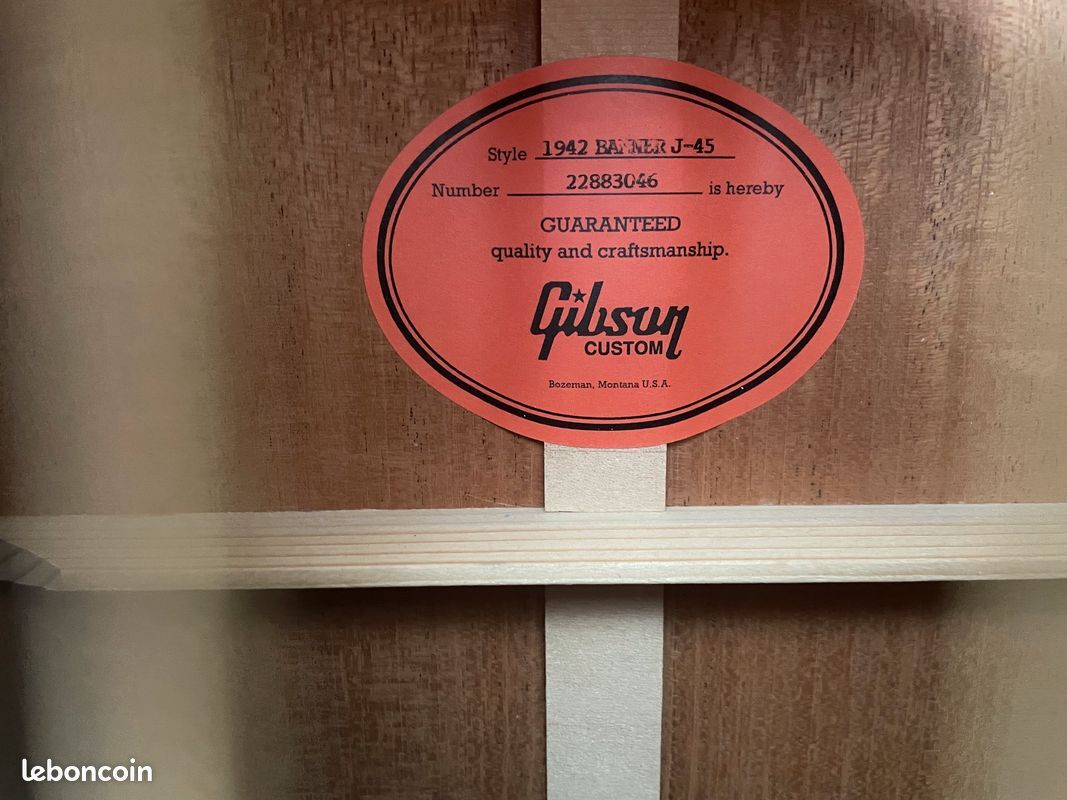 Gibson Custom Shop Historic 1942 Banner J-45 (74718)