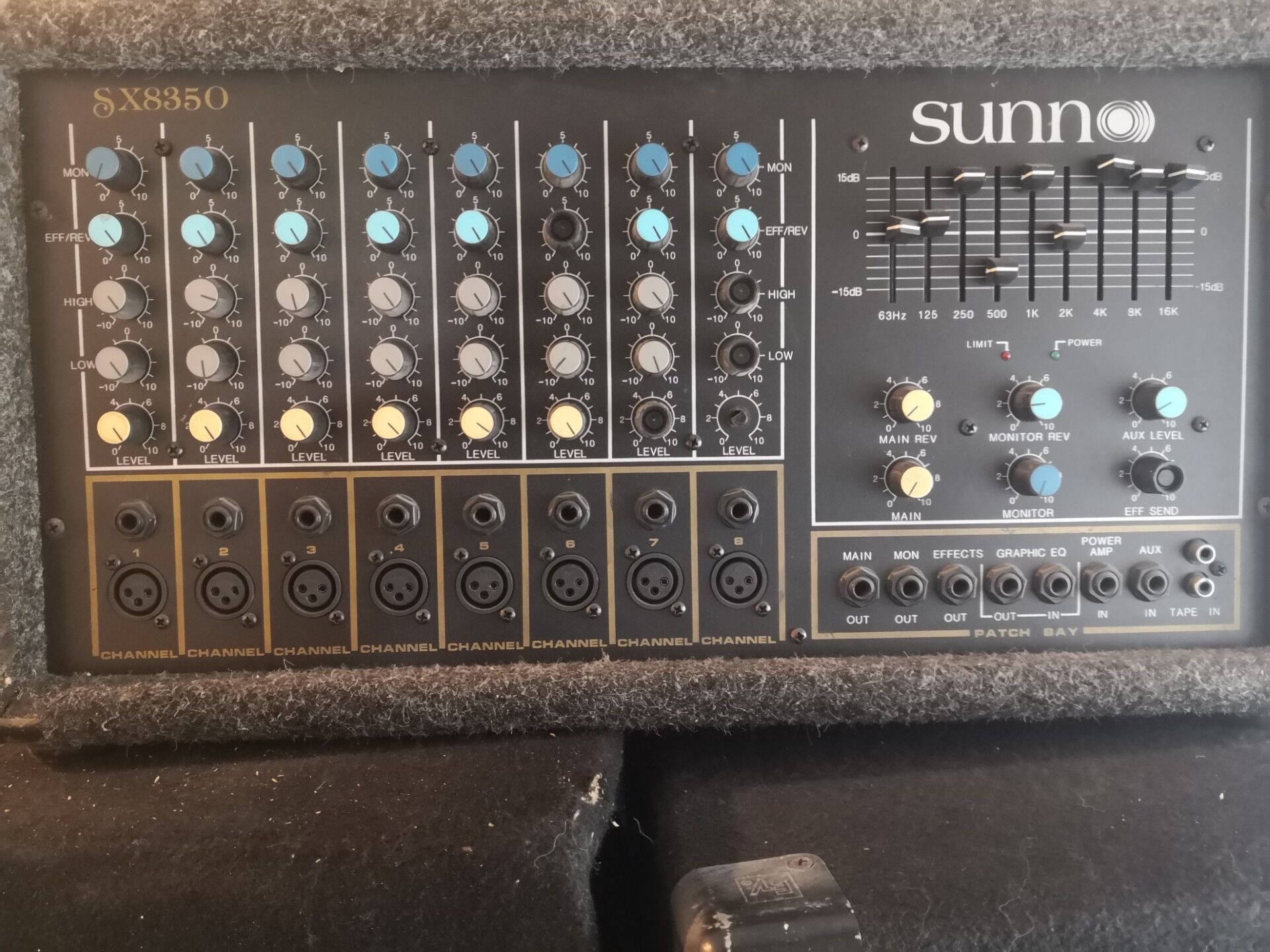 Sunn sx8350 face avant