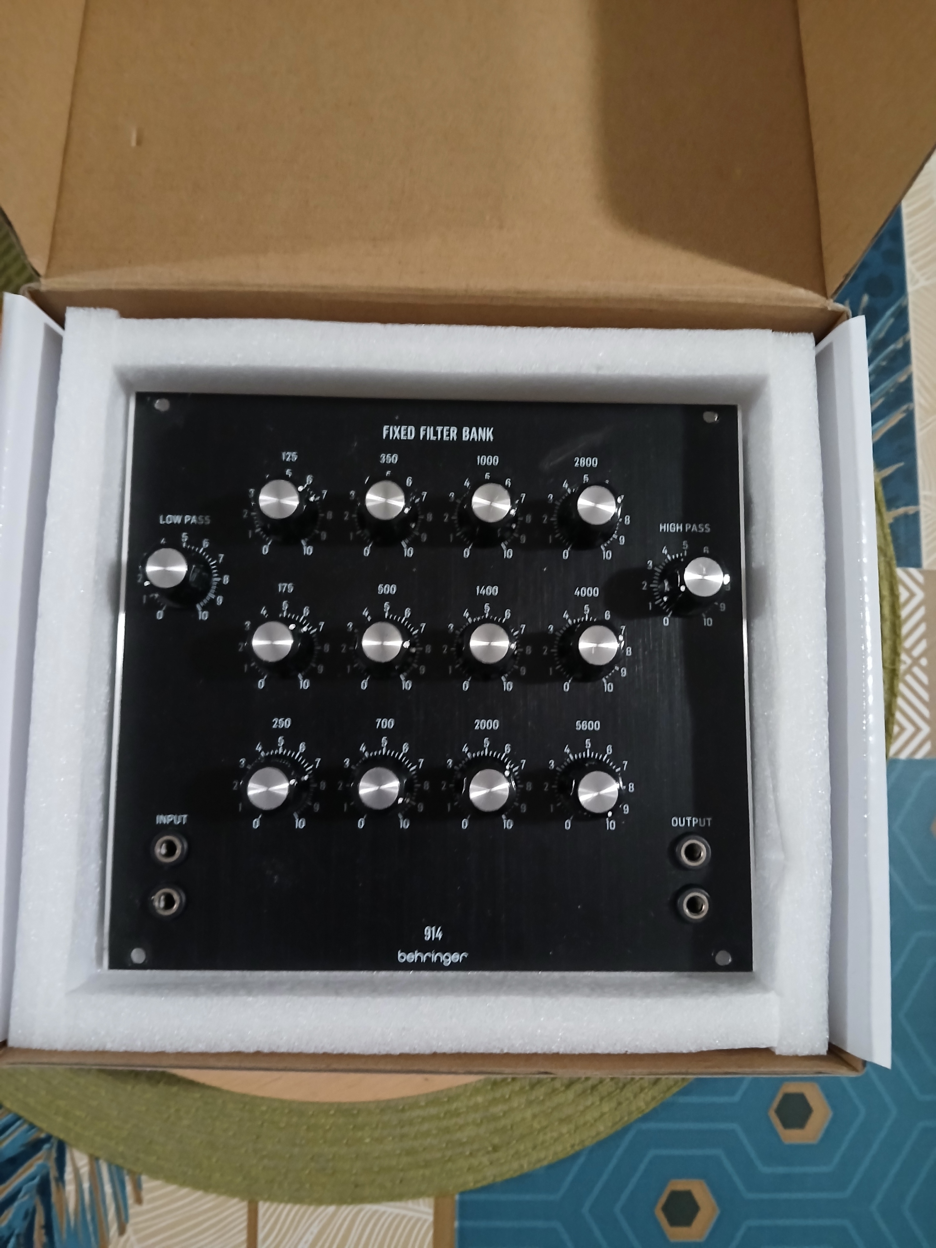 Fixed filter bank behringer 