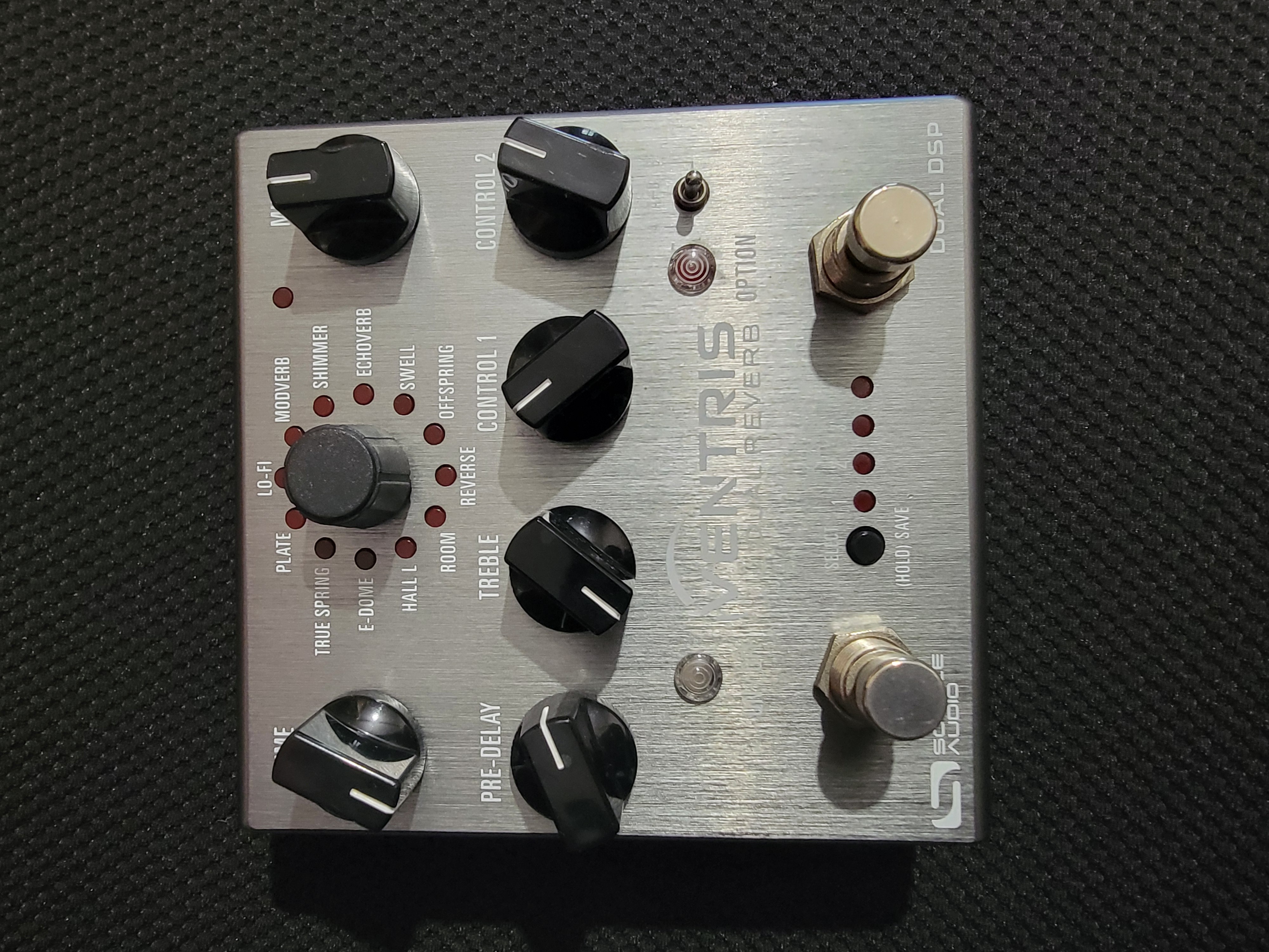 pédale de réverb dual dsp
