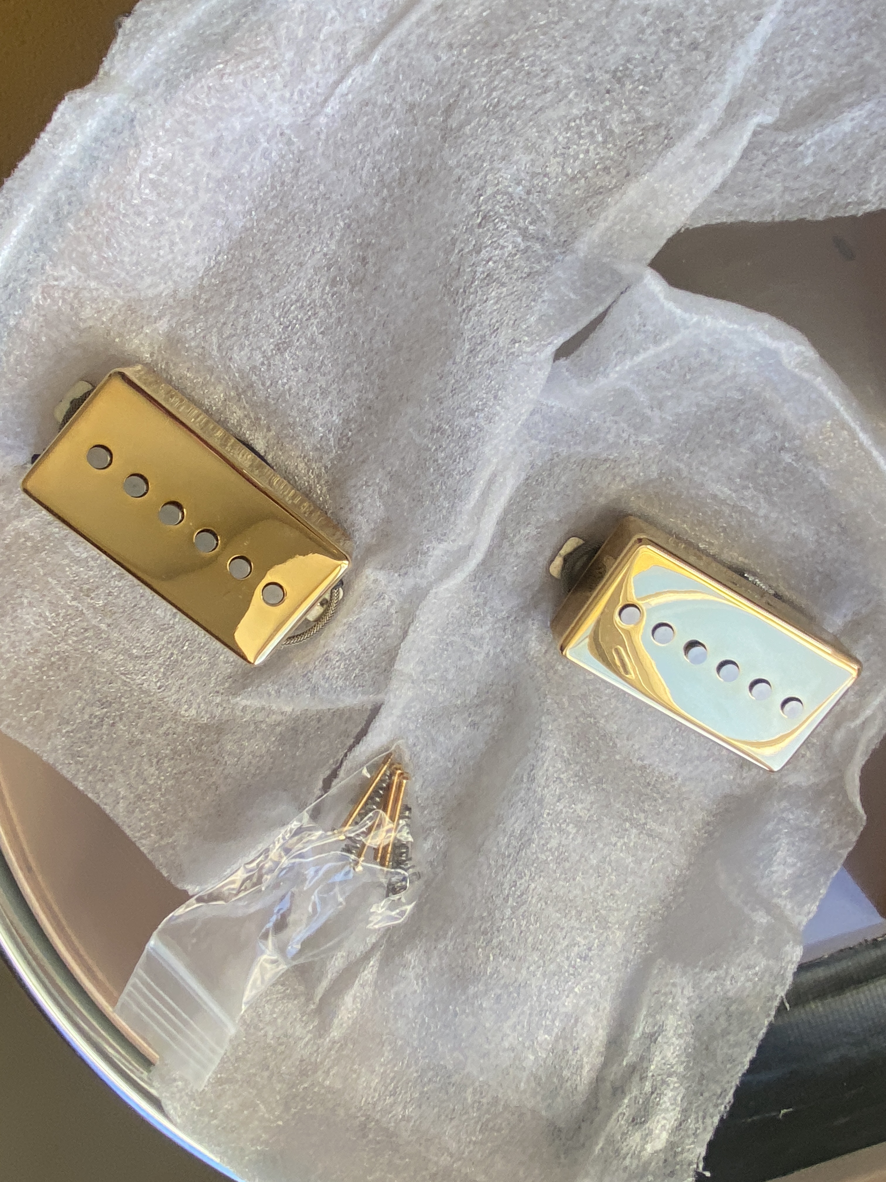 ALNICO NOISELESS P90 HUMBUCKER GOLD