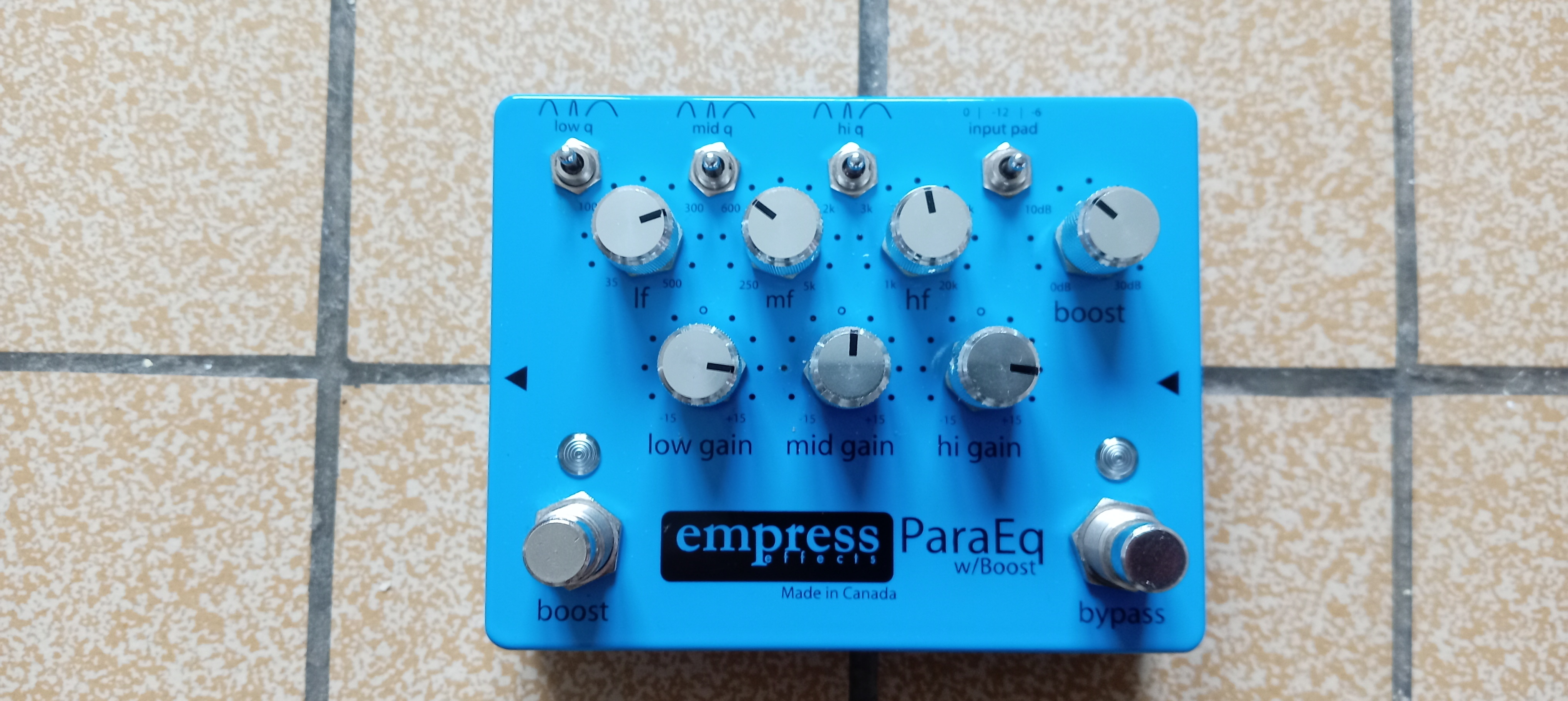 Egaliseur paramétrique l’Empress ParaEq…
