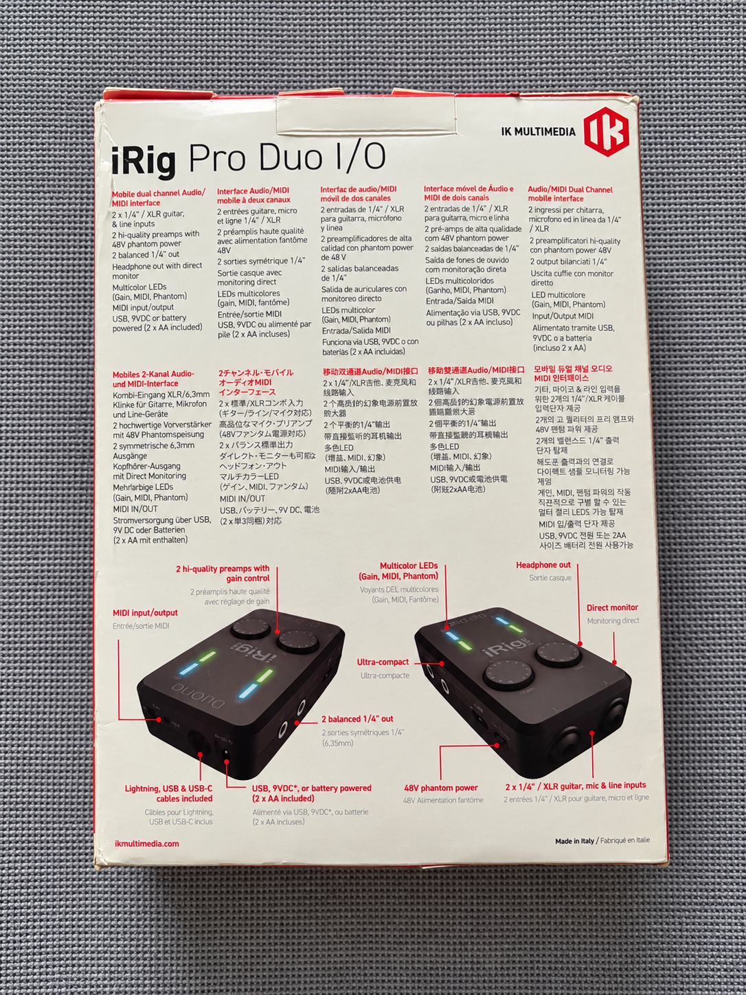 IK Multimedia iRig Pro Duo I/O (82850)
