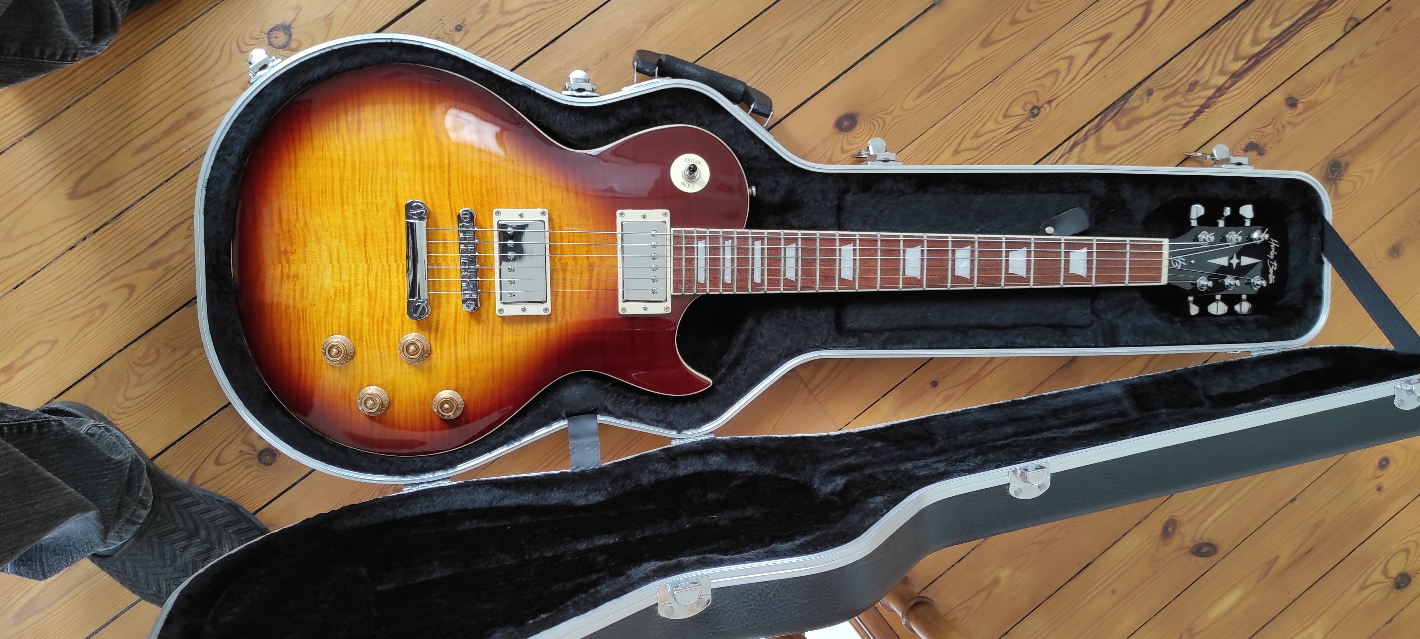 Les paul harley benton sc550 plus EMG FAT 55 comme neuve 