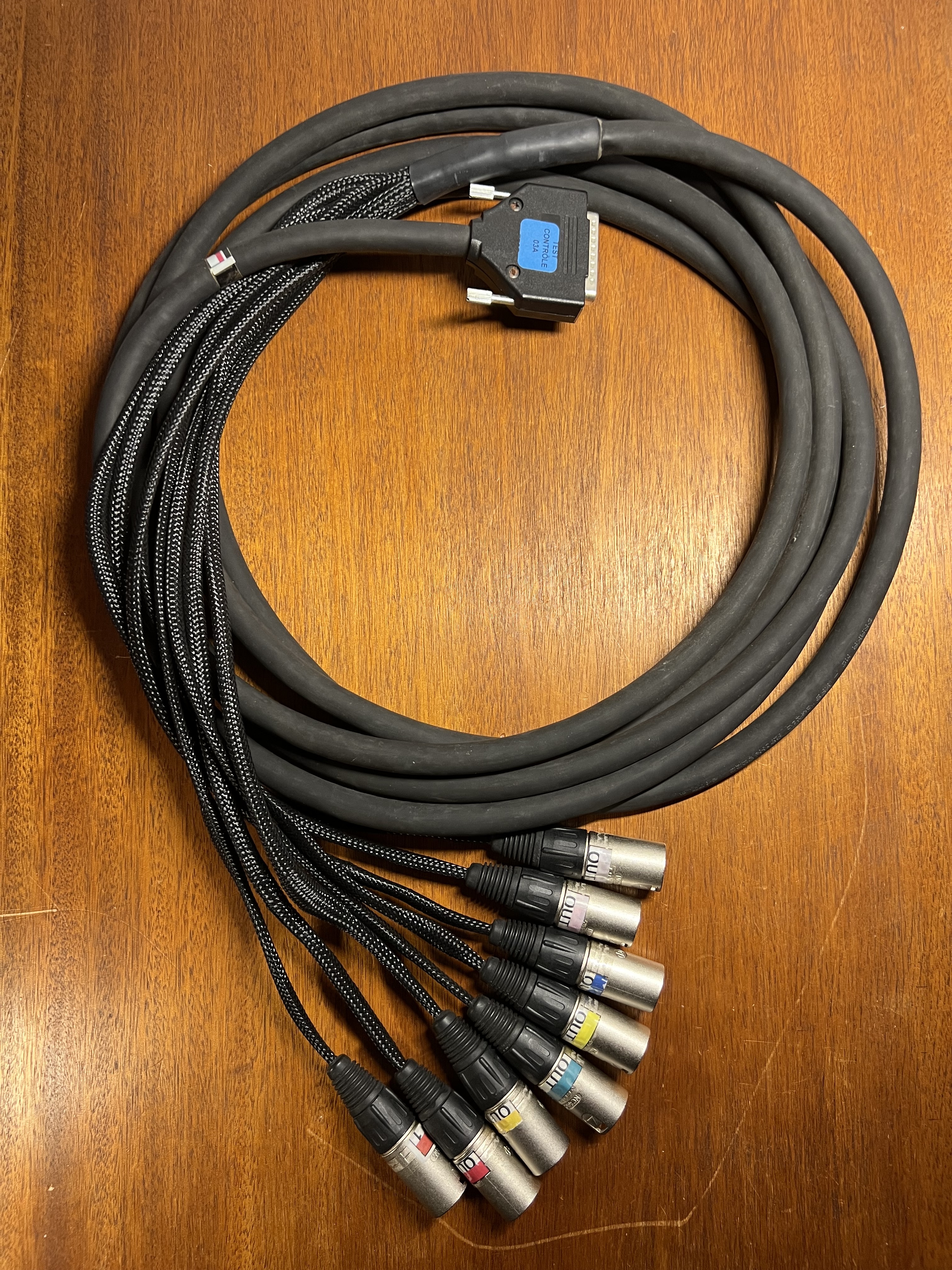 Lot de 2 snakes analogiques DB25 / 8 XLR