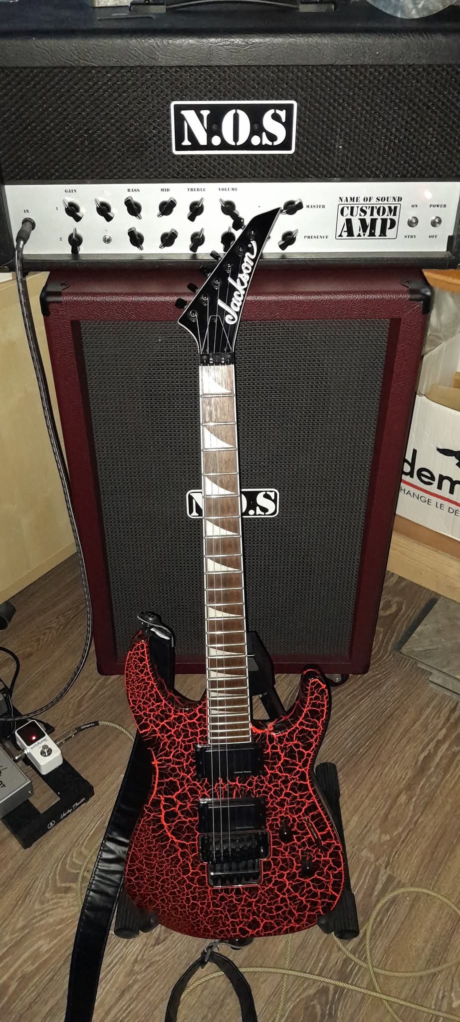 Jackson Soloist SLX orange crackle 