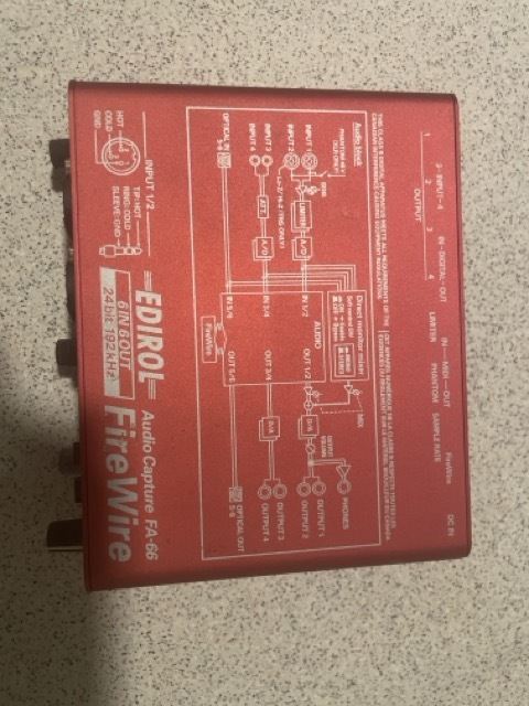Vends carte son Edirol FA 66