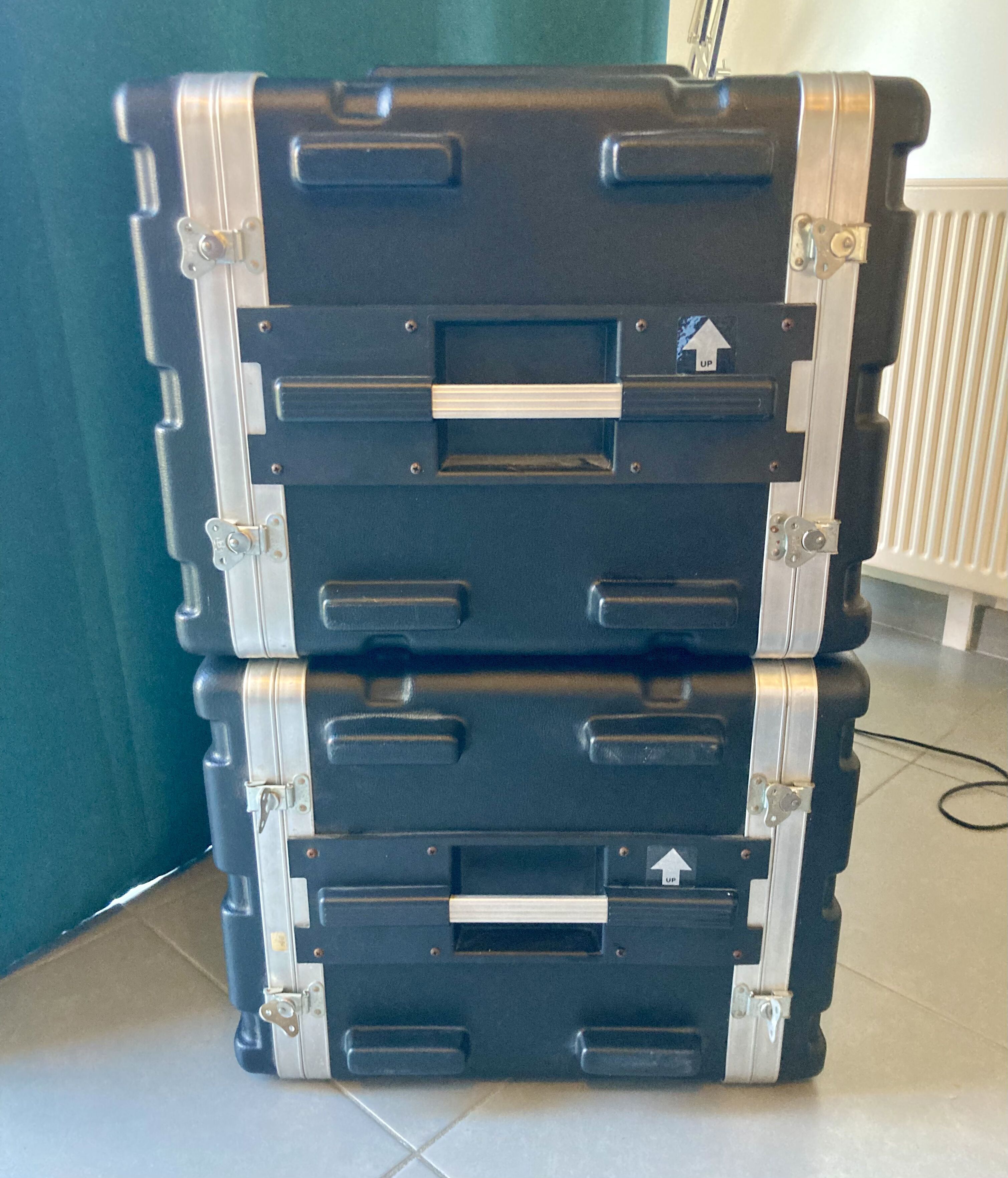 Deux Flight cases 8U