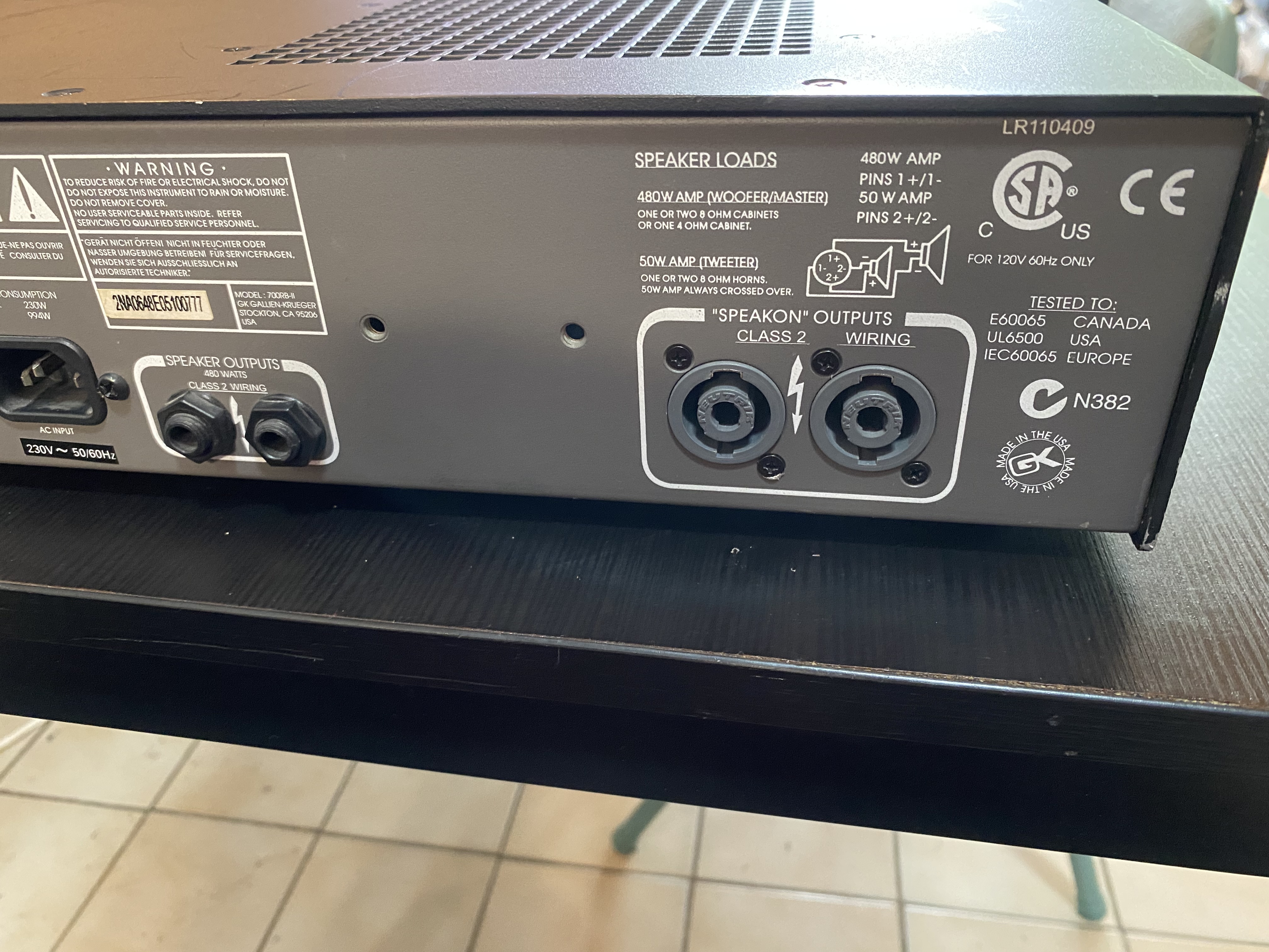 GK 700RB -