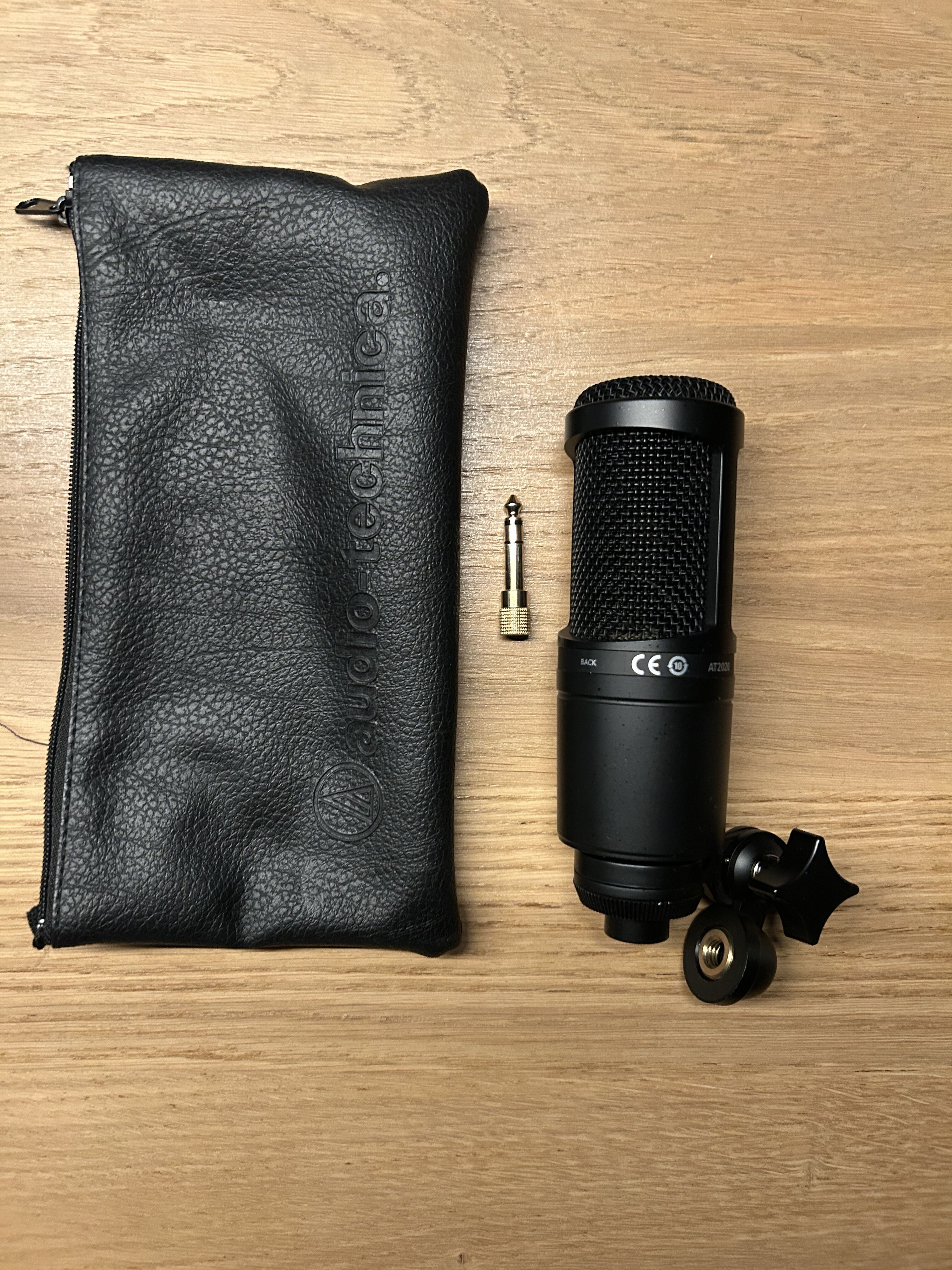 Microphone Audio-Technica AT2020 – Comme neuf, avec accessoires d'origine