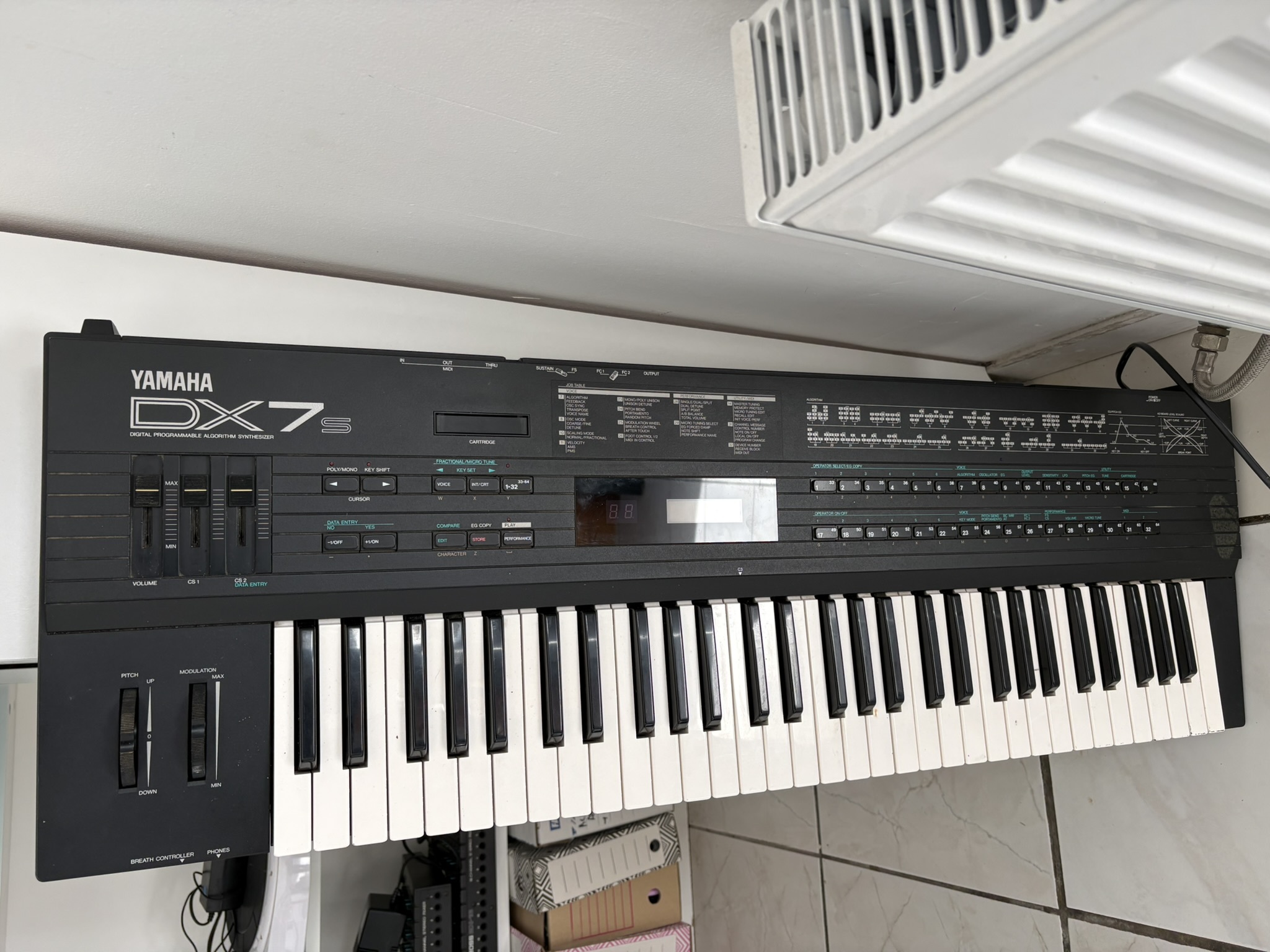 yamaha DX7S pas d'envoi 