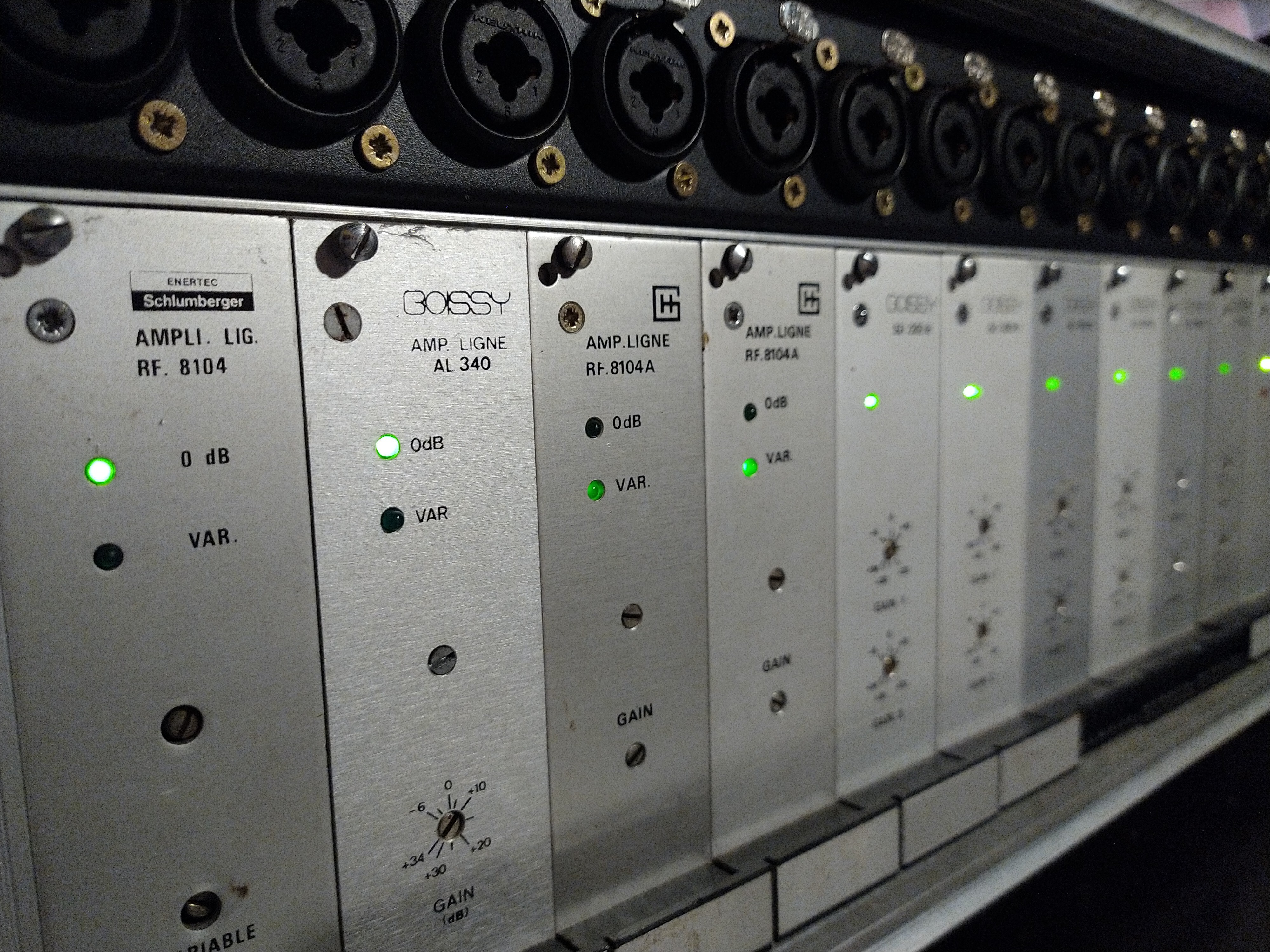 Vends rack préamplis Girardin / Schlumberger