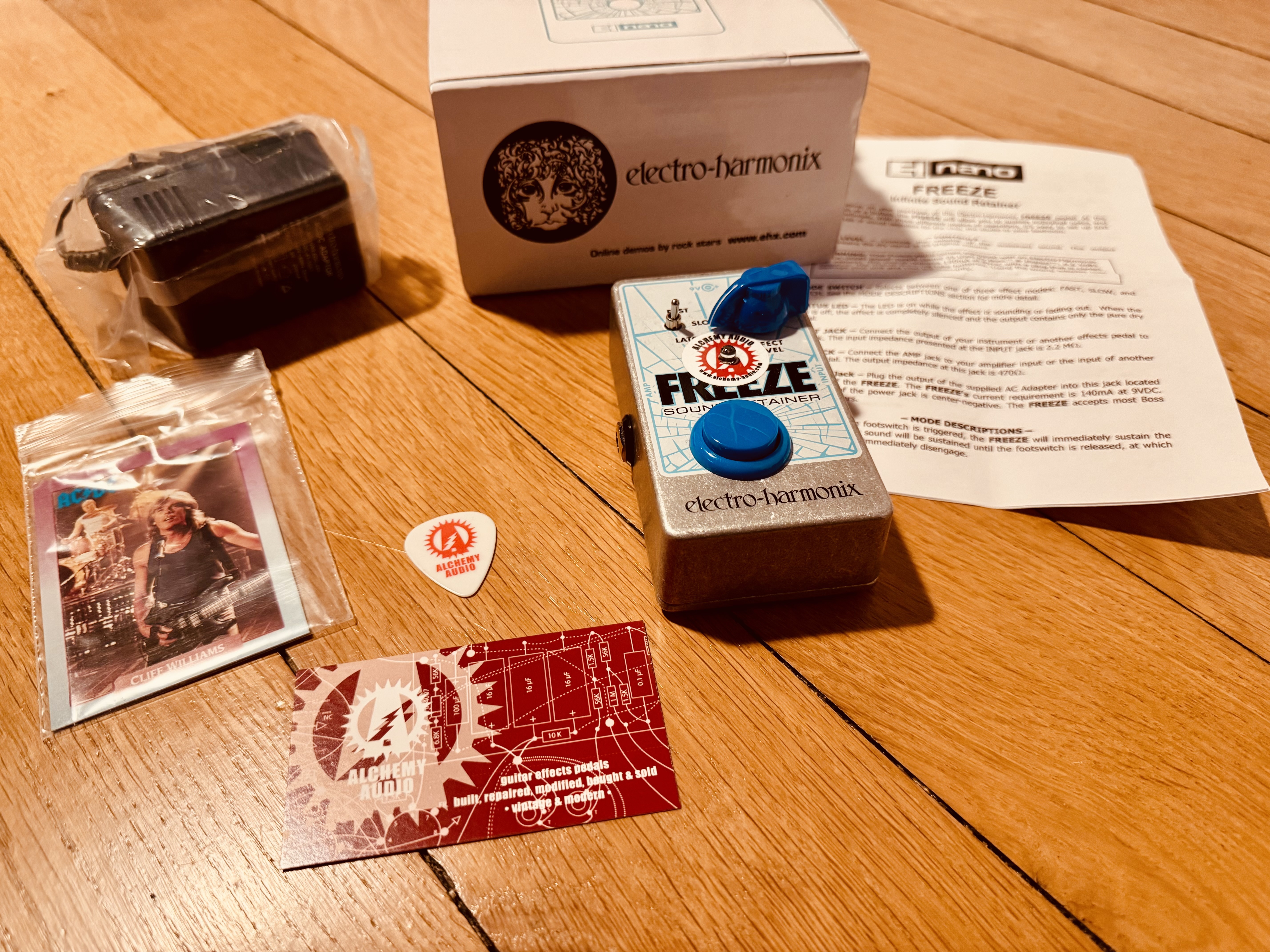 Electro-Harmonix Freeze modifiée par Alchemy Audio – Version rare – État impeccable – Nancy