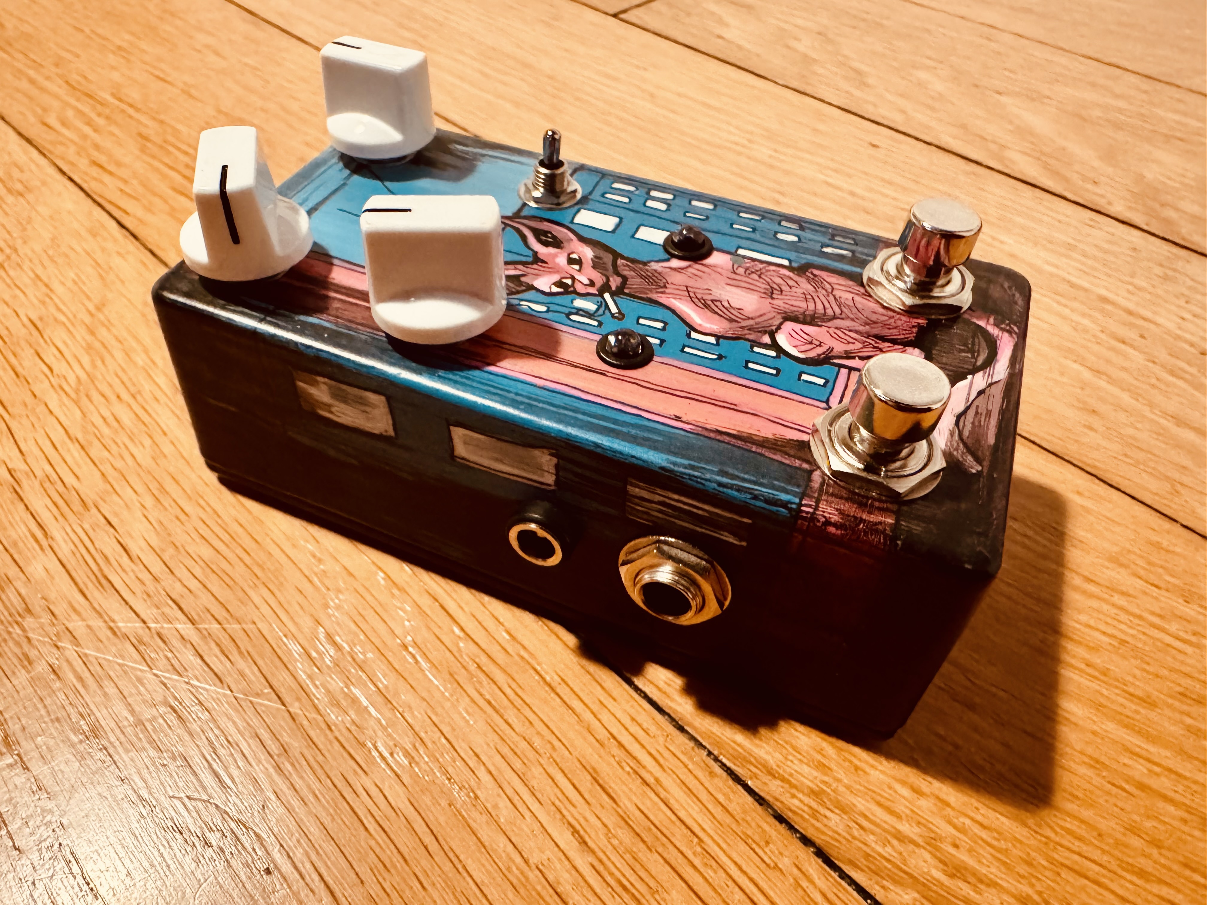 JAM Pedals Delay Llama mk.3 Custom Shop – Artwork Charie – État impeccable – Nancy - 2552
