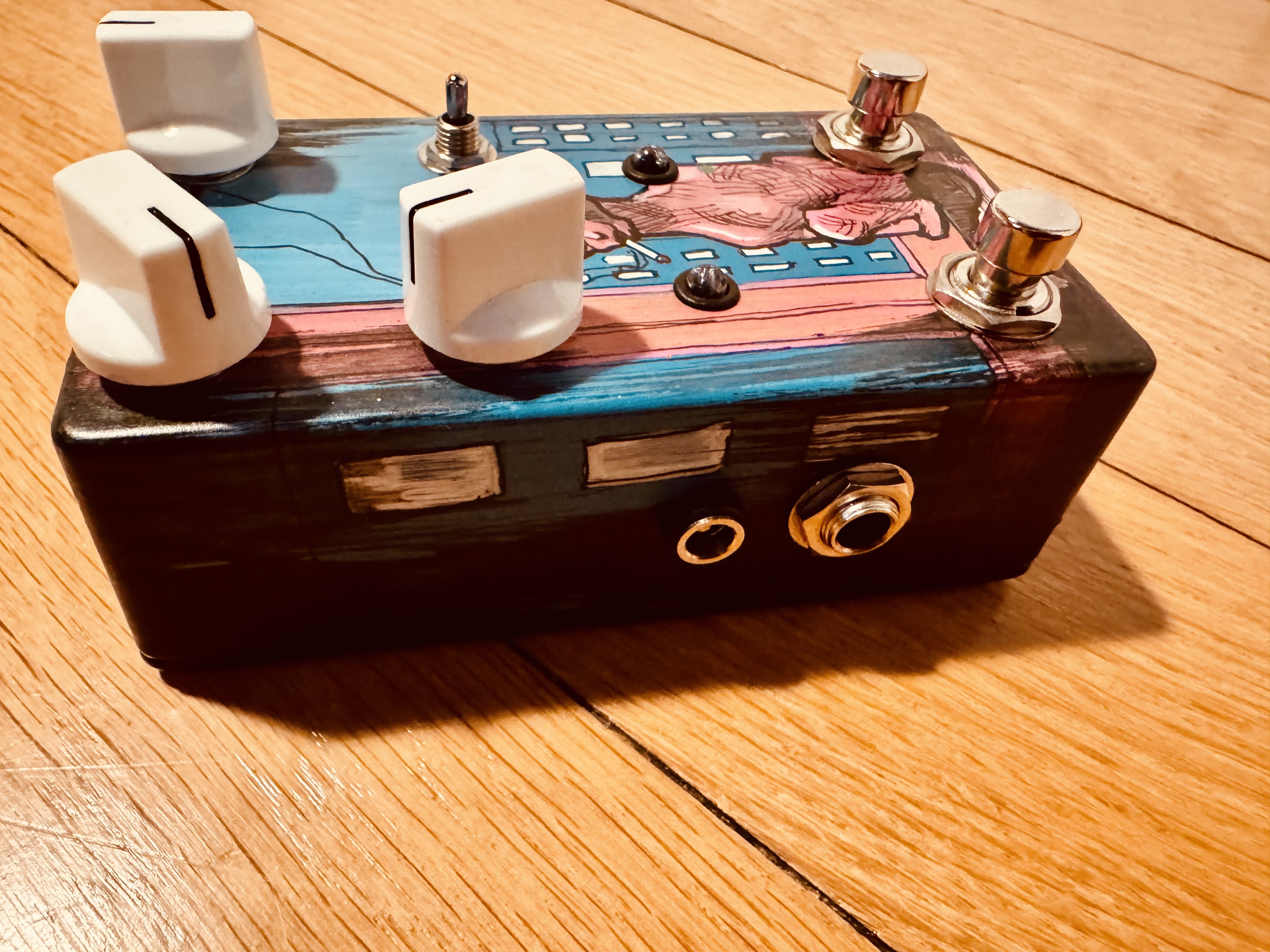 JAM Pedals Delay Llama mk.3 Custom Shop – Artwork Charie – État impeccable – Nancy - 2555