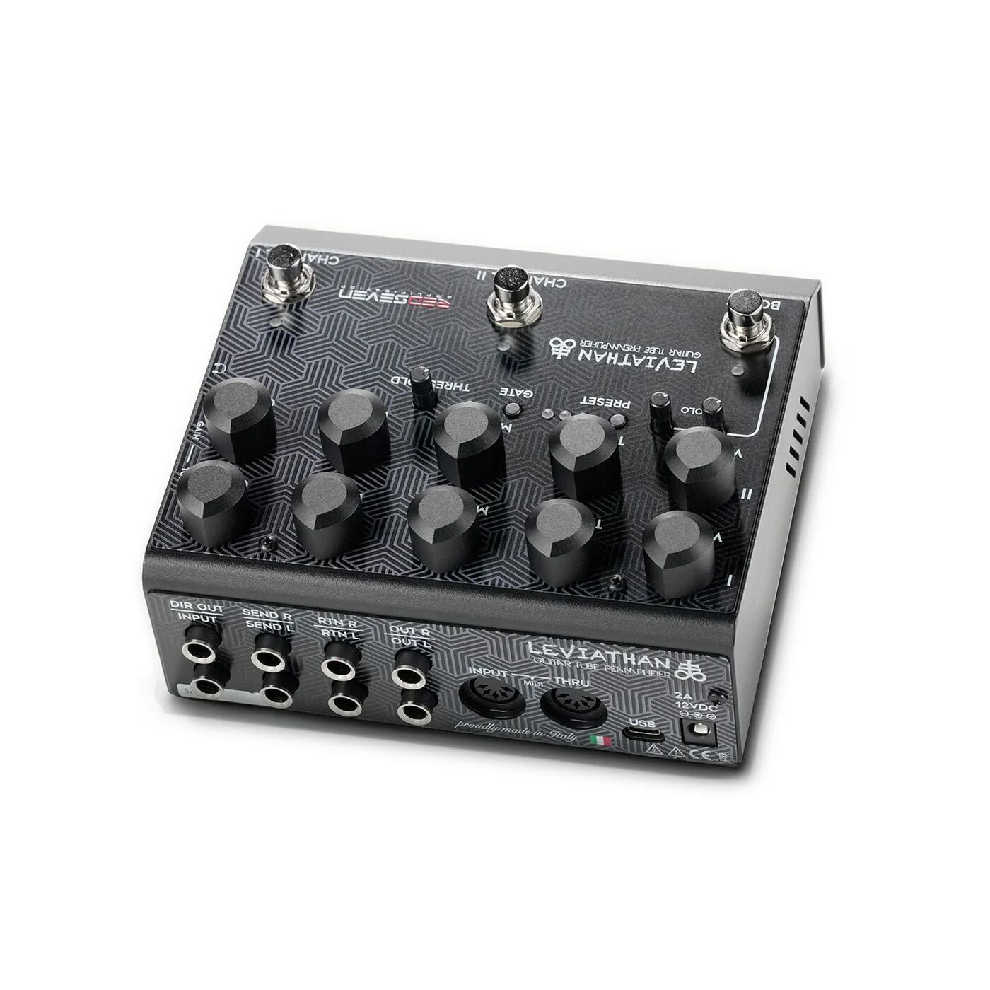 Leviathan Preamp PedalRear