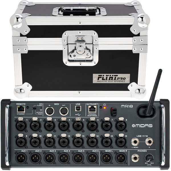 Vends Midas MR18 avec Flightcase
