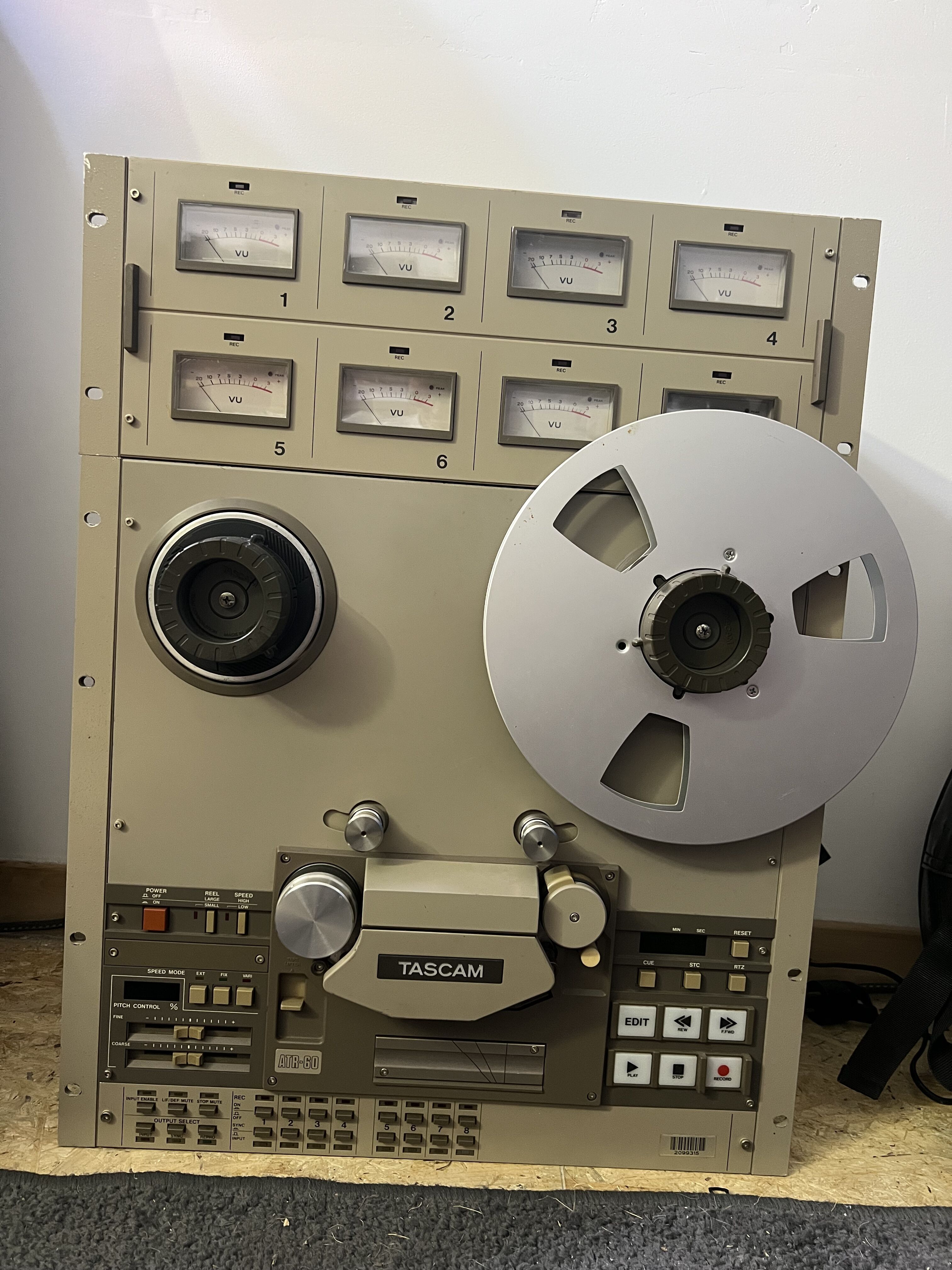 TASCAM ATR 60 8 Magnétophone Multipistes à réviser