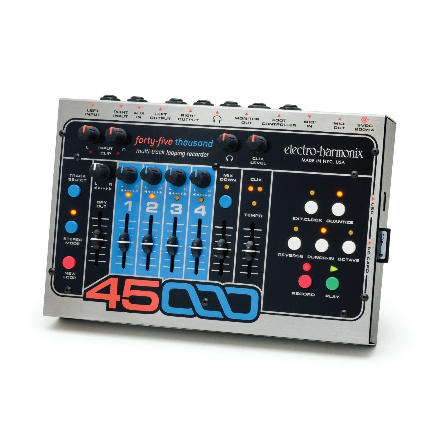 Vends Electro-Harmonix 45000 Multi-Track Looping Recorder avec Foot Controller