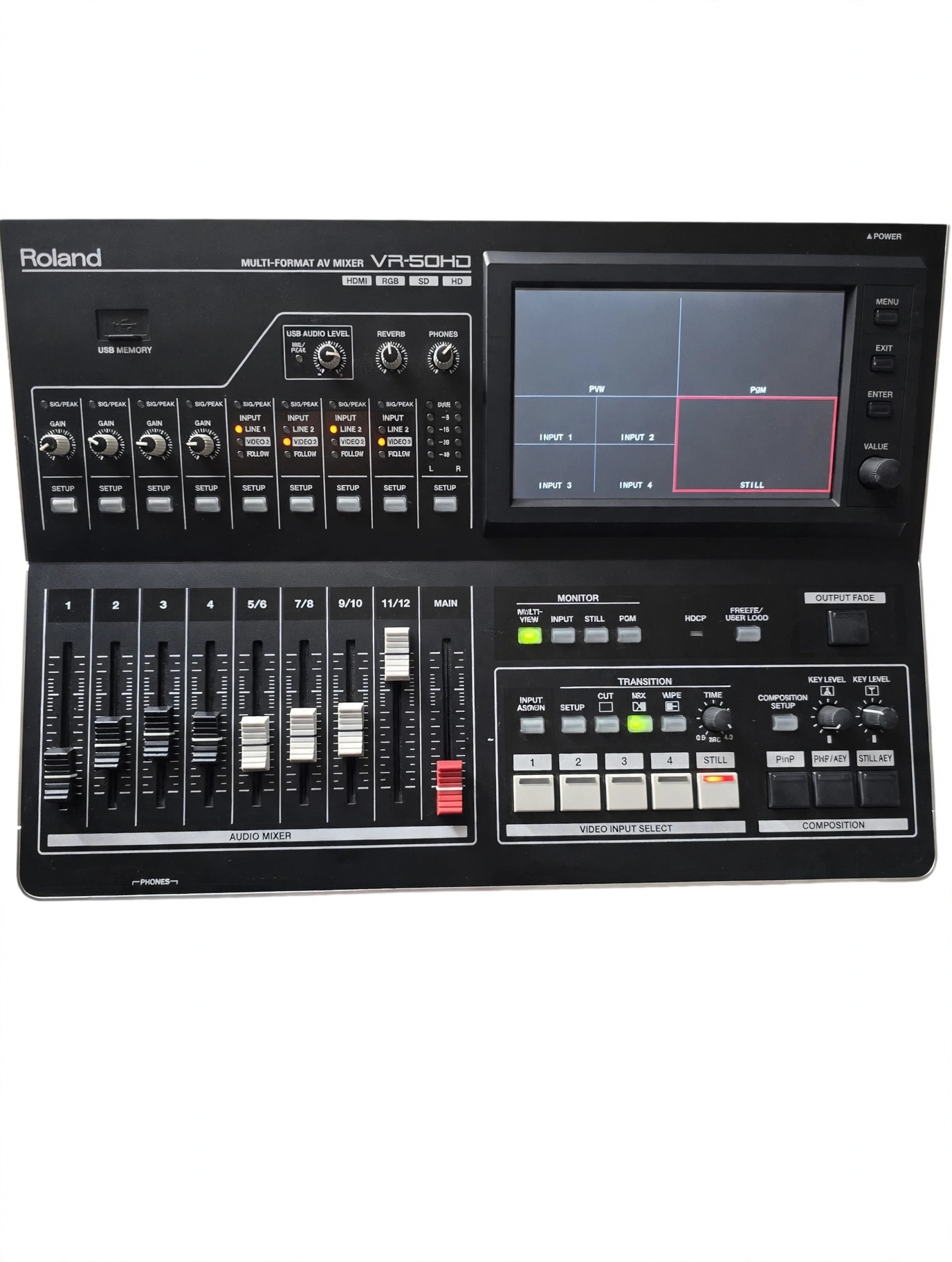 Roland VR-50HD MK1 - Multi-Format AV Mixer + PSU