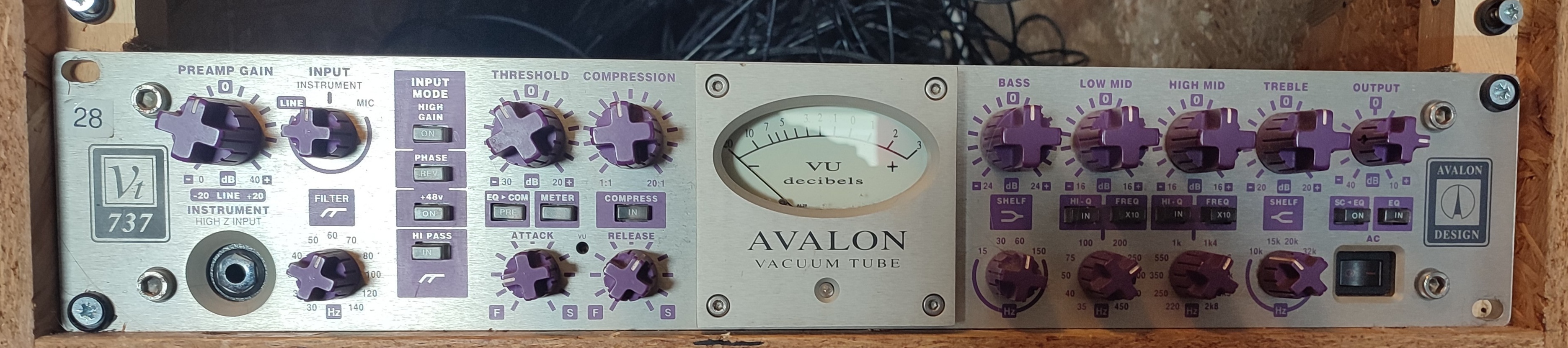 Vend tranche de console Avalon Vt 737