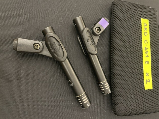 Rare couple d' Akg originaux C 451 E en super état
